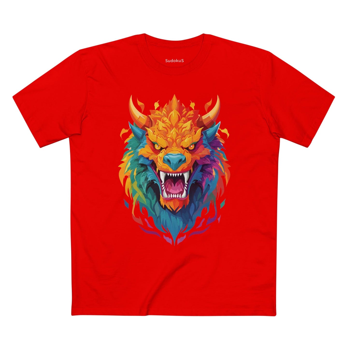 Cartoon Monsters Graphic Unisex 100 Cotton Staple Tee 14