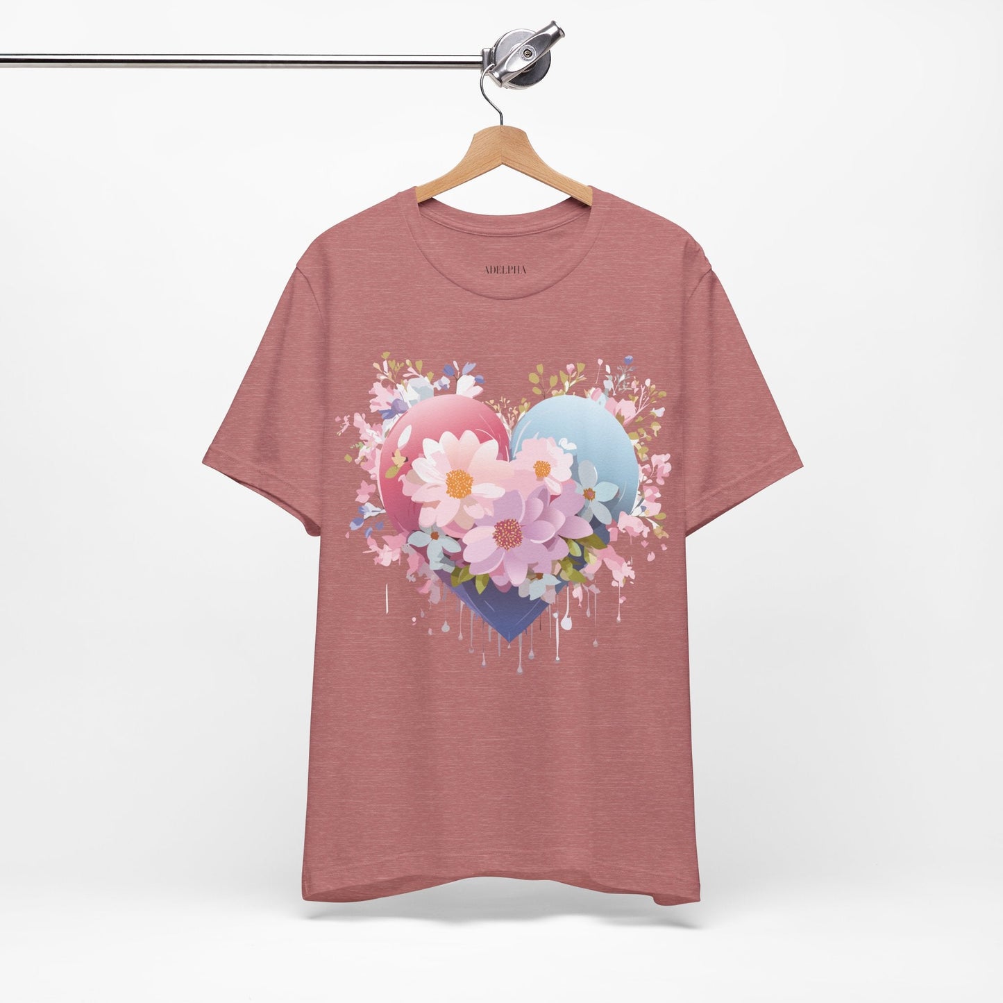 Adelpha Vintage Inspired Graphic Tee Unisex Jersey Short Sleeve Art Design Shirt