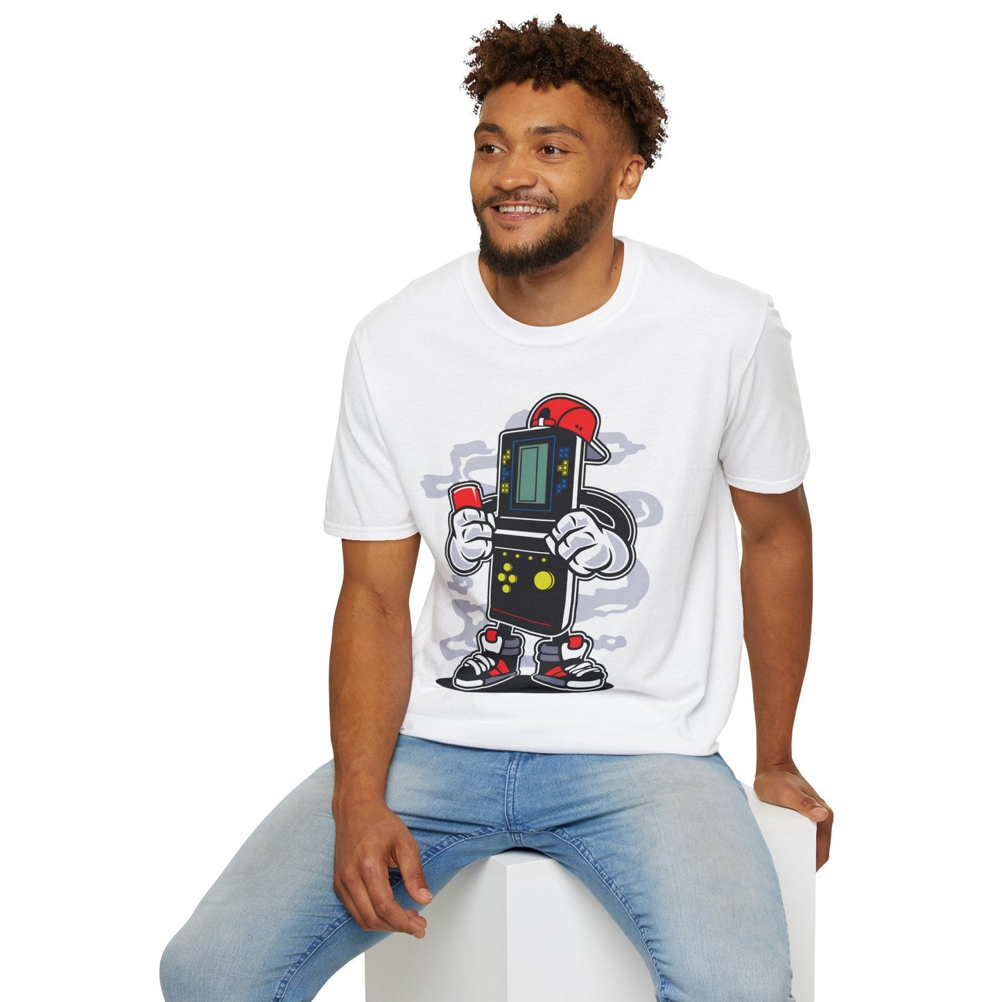 Cartoon T Shirt Animation Funny Unisex Softstyle 100 Percent Ring Spun Cotton Tee