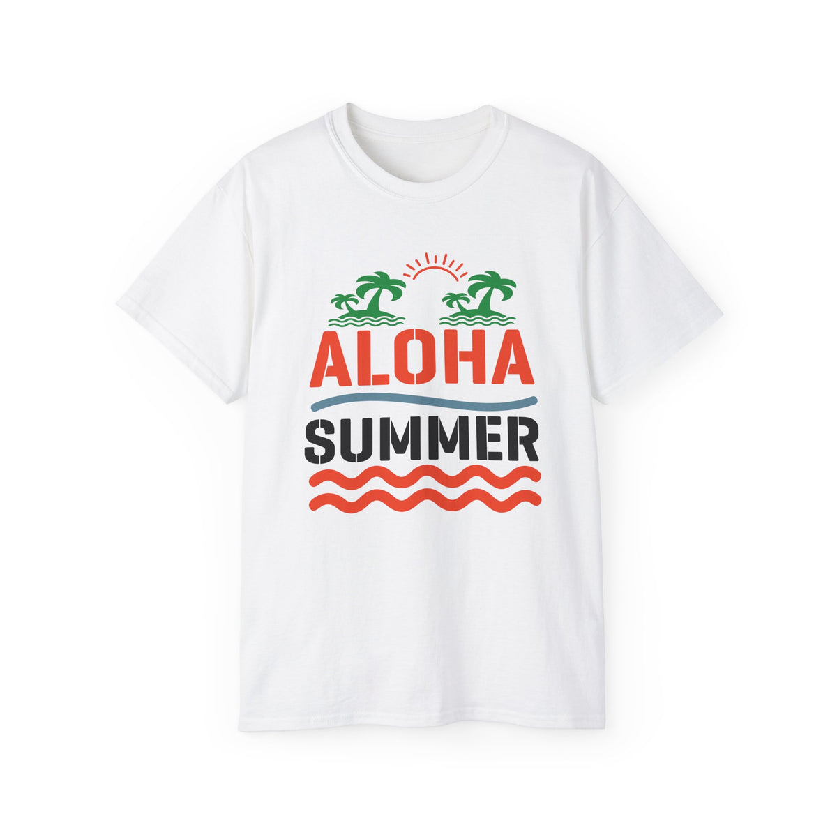 Aloha Summer Shirt | Tropical Palm Beach Tee