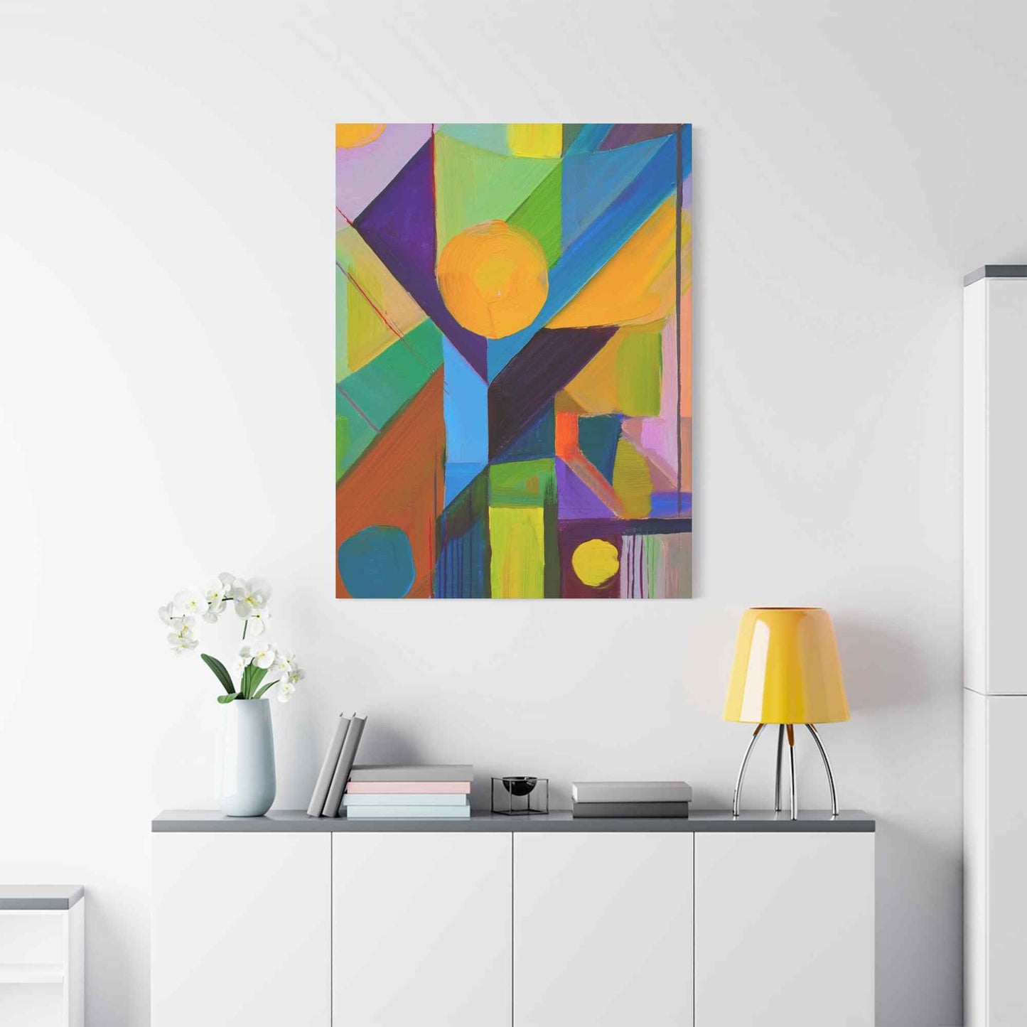 Abstract Painting Print Canvas 20x24,20x30,24x30, 24x32,24x36,30x40, 32x48,36x48,40x60 Pine-Wood Inner Frame ABS-8