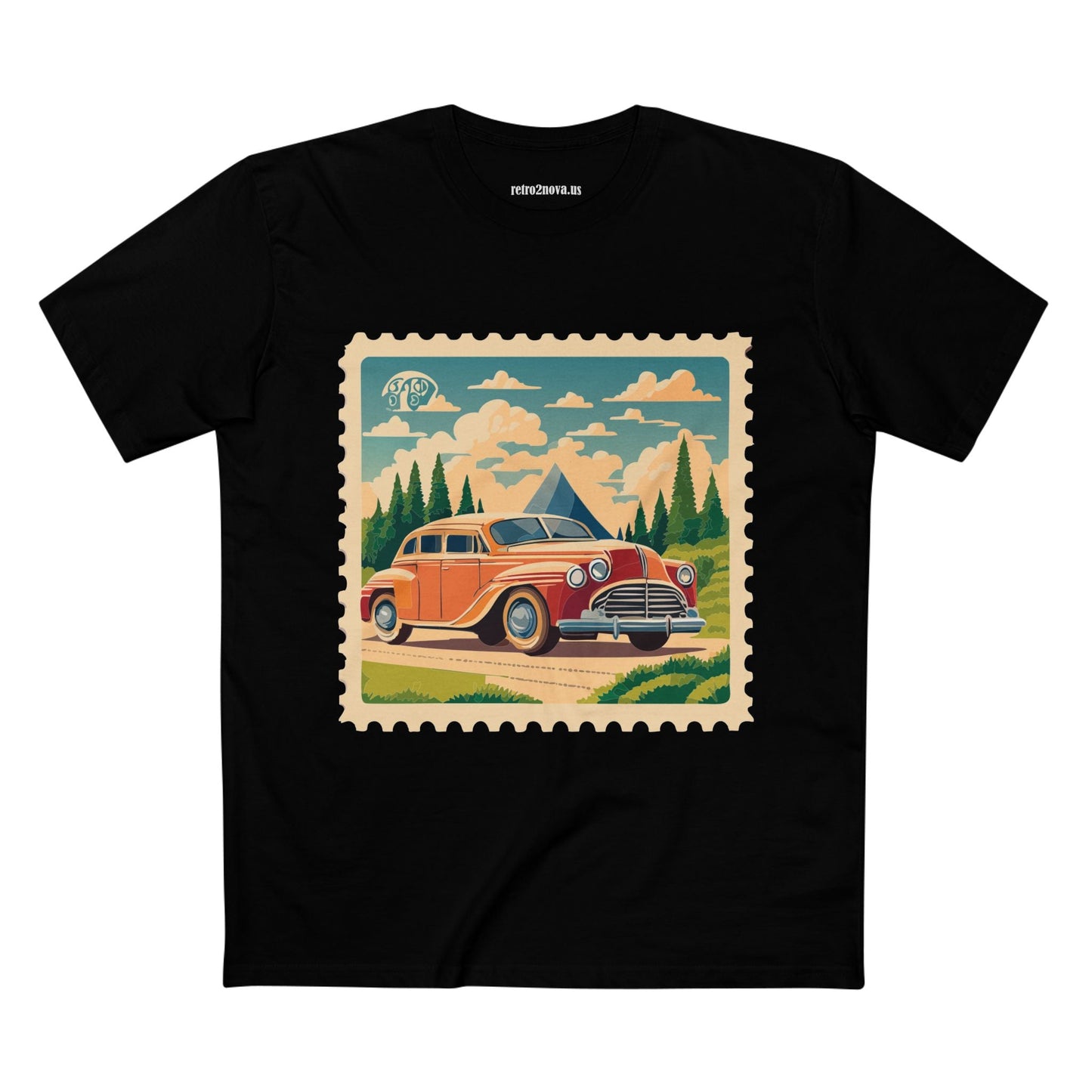 Stamp Shirt Postage Stamp Tee PS-30 Unisex Premium Cotton Original Art Design By Retro2Nova