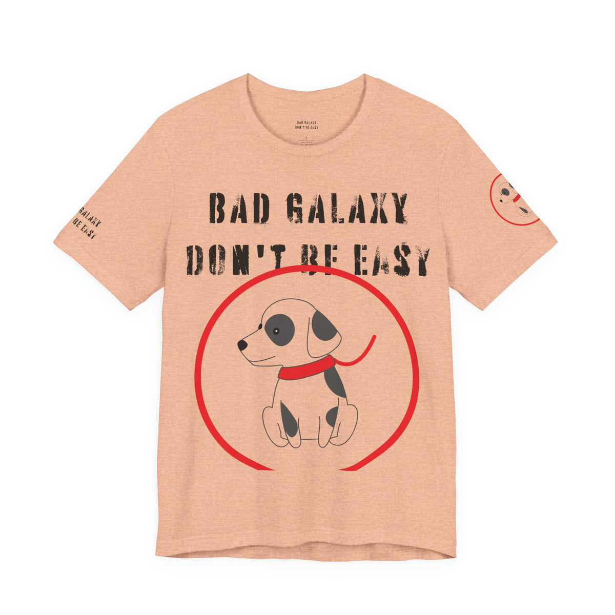 Funny Dog Graphic Unisex Cotton Bella+Canvas Tee with Art Design b87