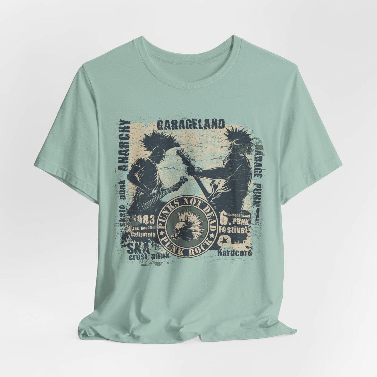 Punk Rock Graphic Tee, Retro Graphic T-Shirt, Artistic Vintage T-Shirt, Vintage Shirt, Retro Tee, Art Design Music Tees