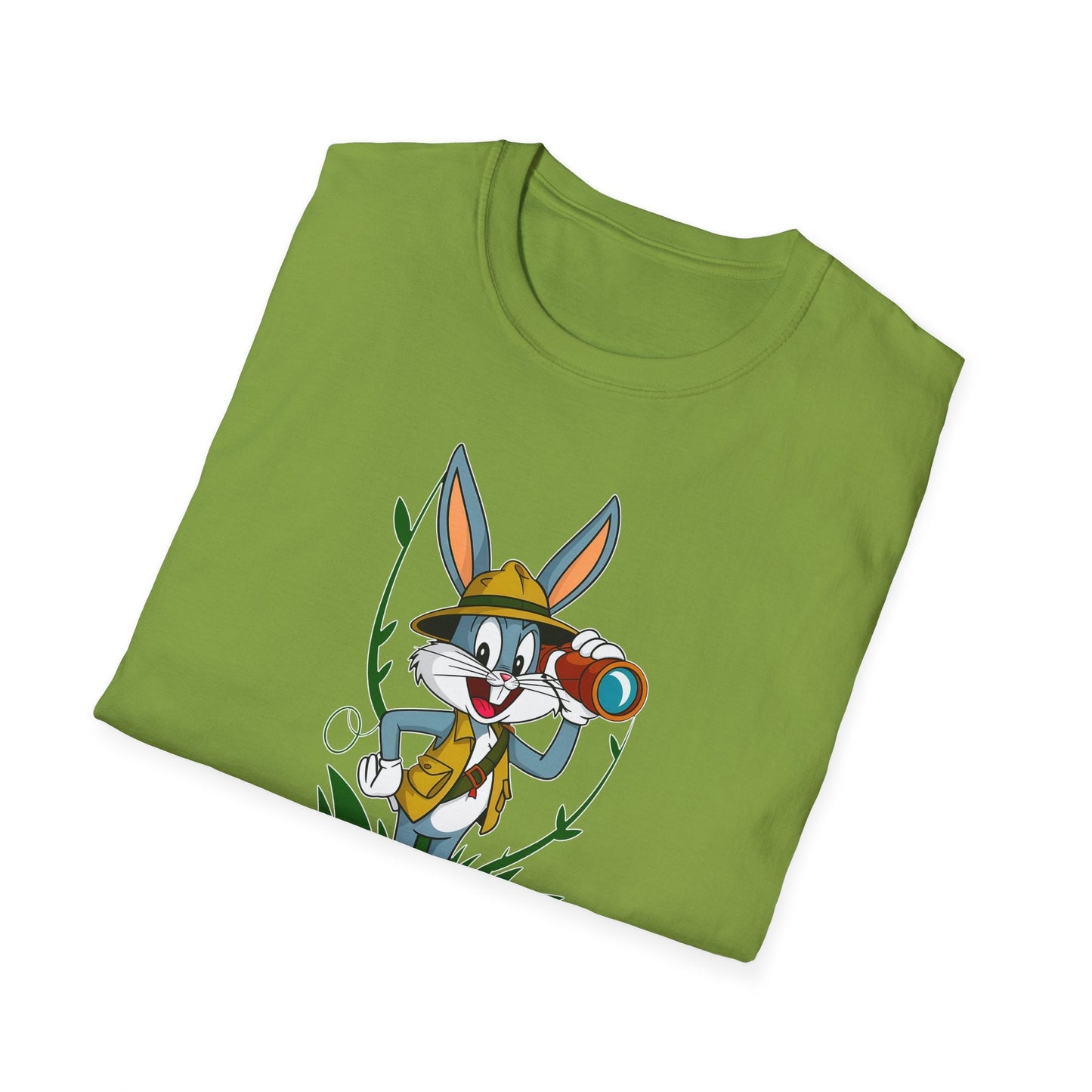 Bugs Bunny T Shirt Unisex Softstyle Gildan 64000 Cartoon Animation Graphic Tee Design