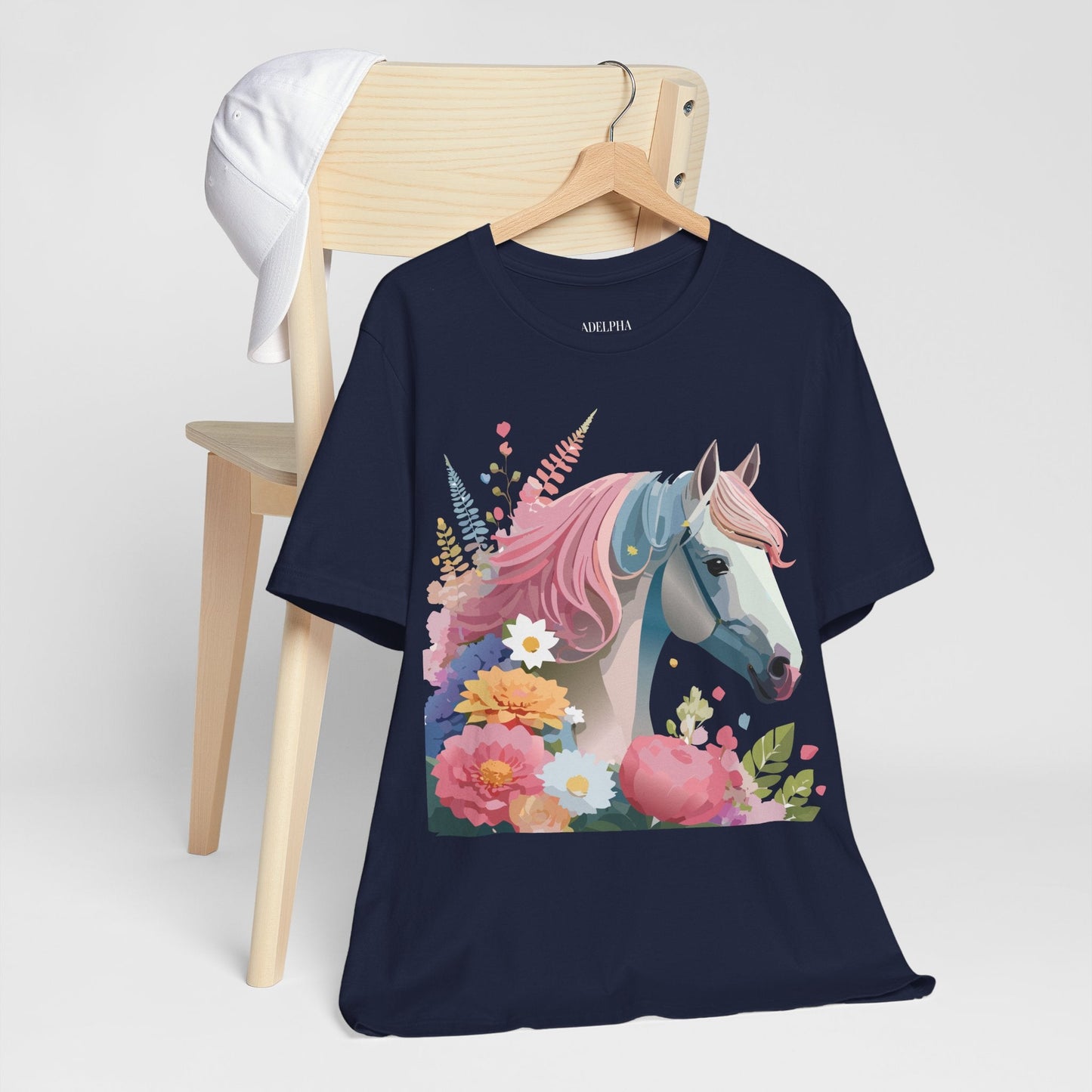 Horse Graphic Unisex 100 Cotton Vintage Animal Art T-Shirt 3
