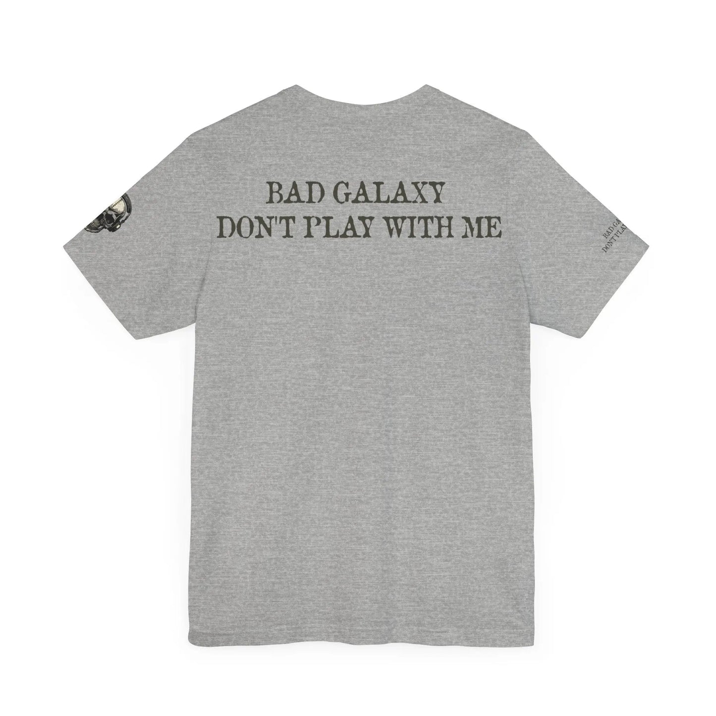 Skull T Shirt From Bad Galaxy Made To Order 100 Percent Cotton With Eco Friendly Inks Free Shipping