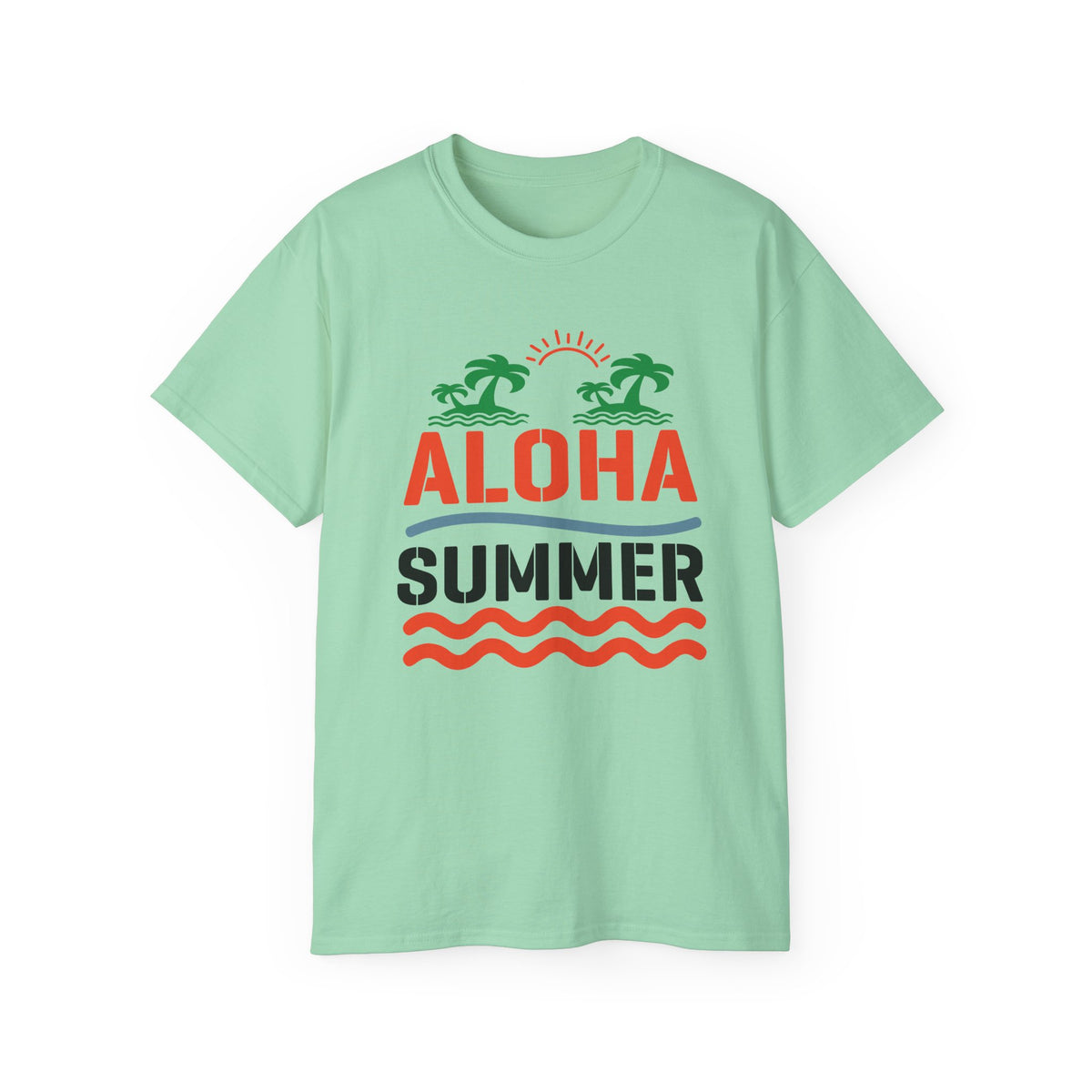 Aloha Summer Shirt | Tropical Palm Beach Tee