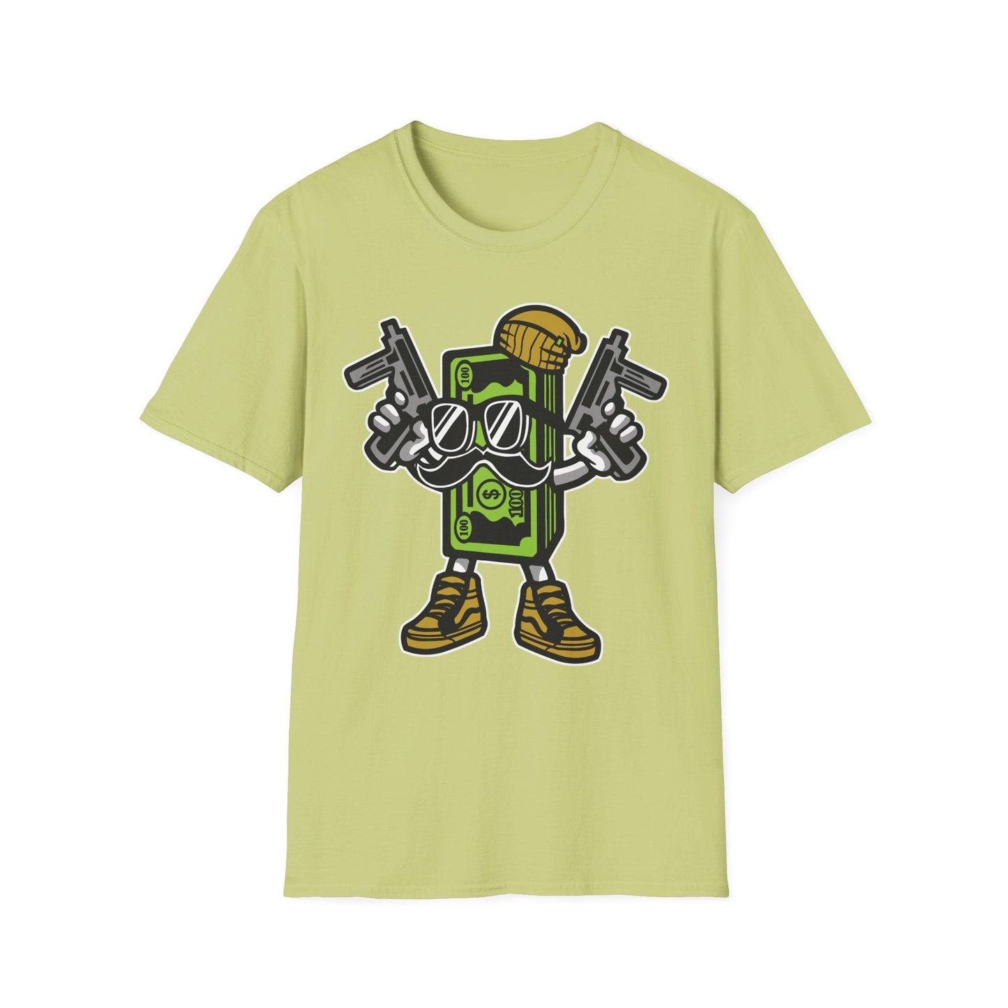 Cartoon T Shirt Animation Tee Funny Graphic Unisex Gildan Softstyle 64000 Cotton