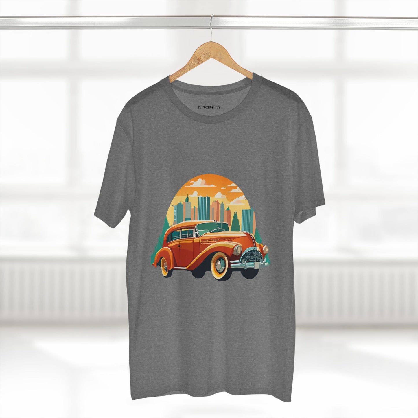 Retro Car Shirts Vintage Car Tee By Retro2Nova Unisex Premium Cotton Original Art Design Collection