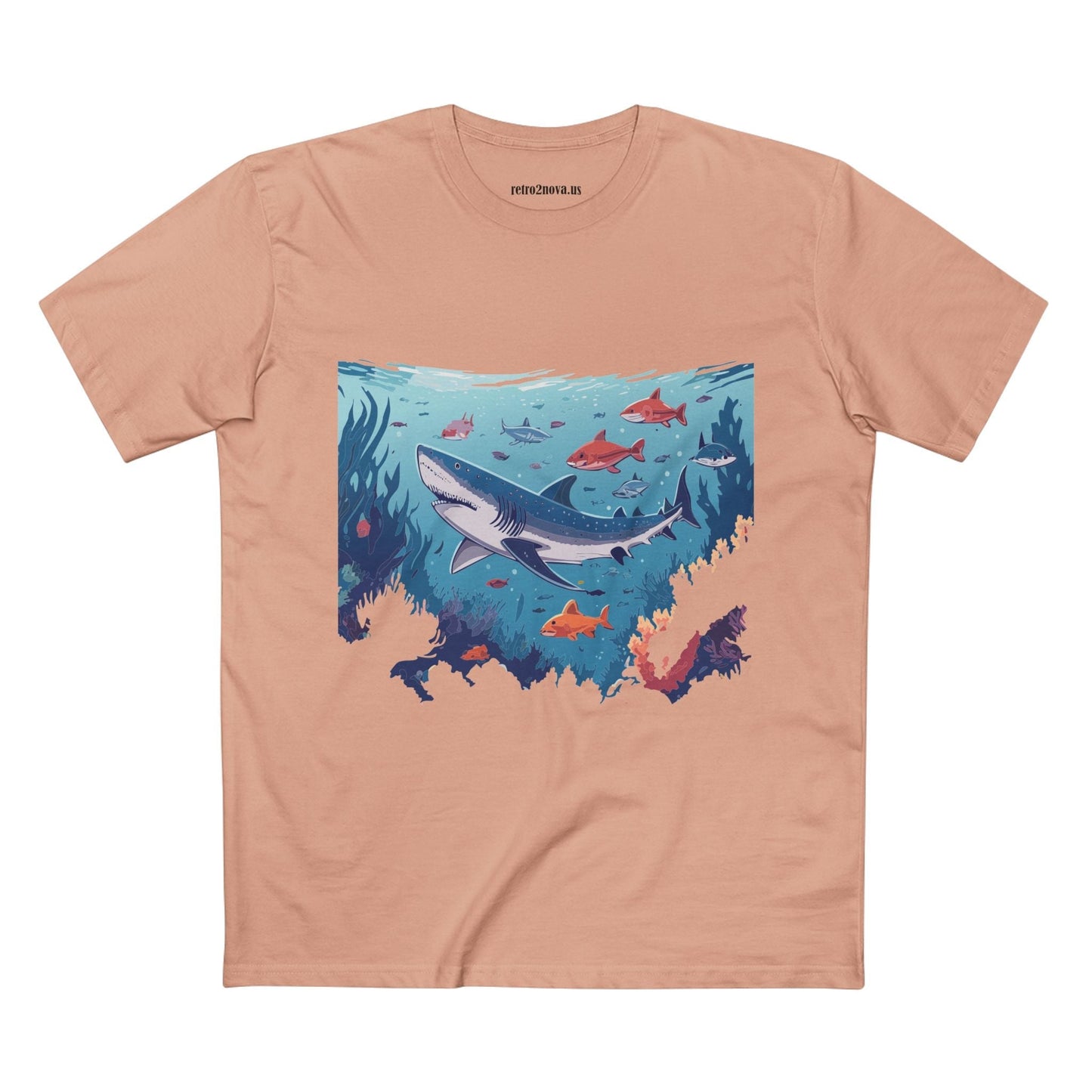 Ocean Shirt Ocean Pacific OP6 Unisex Premium Cotton Tee With Original Art By Retro2Nova