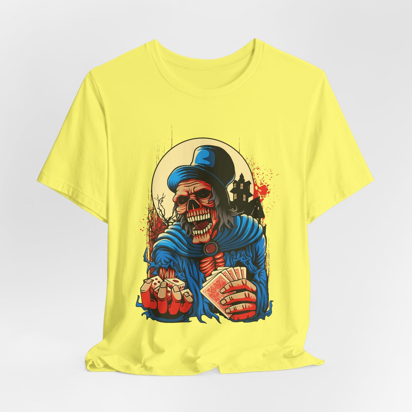 Skull Graphic Design Tee, Skull Shirt, Vintage Tees, Art Design T-Shirt, Graphic Tee, Art Shirts - 1
