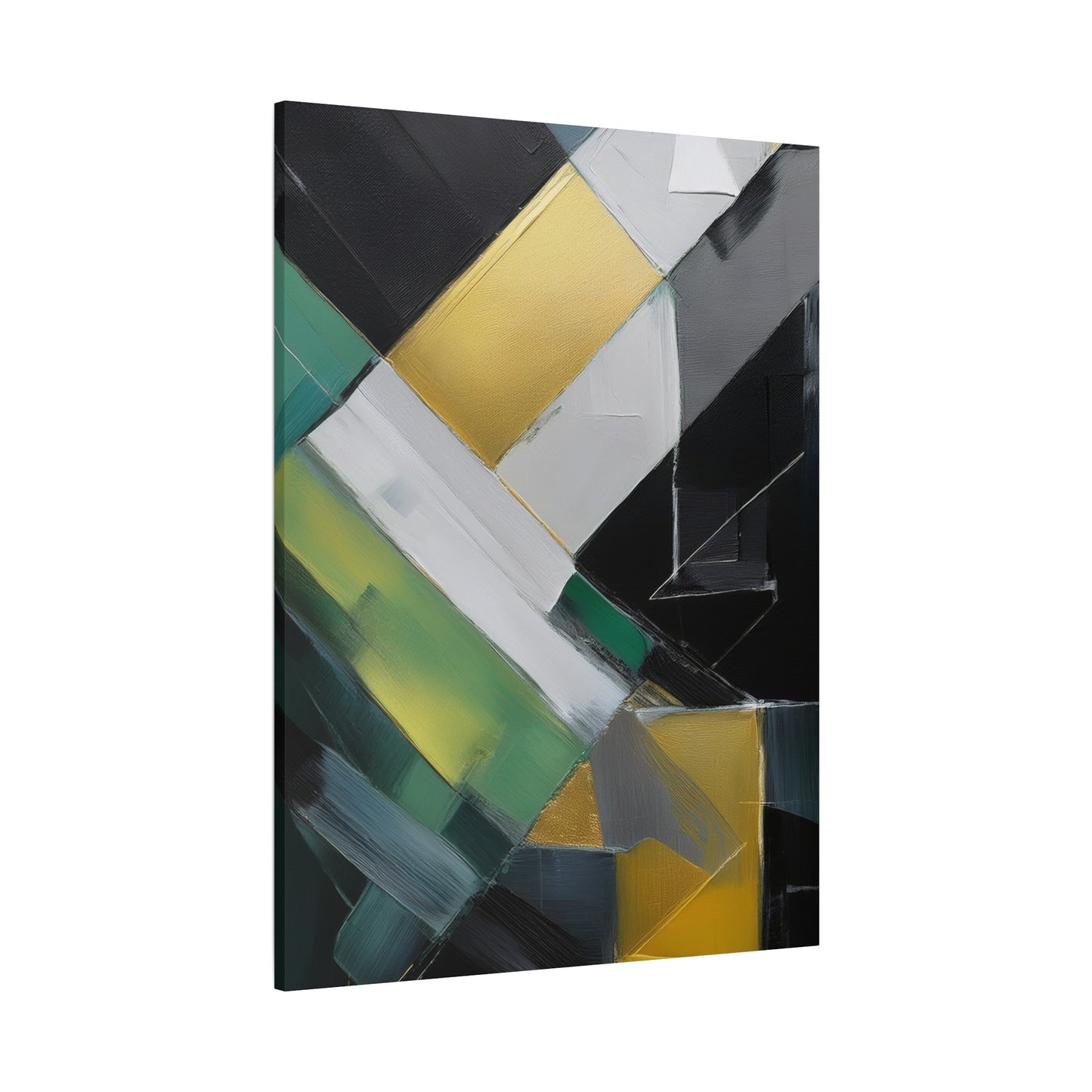Abstract Geometric Painting Print Canvas 20x24,20x30,24x30 24x32,24x36,30x40 32x48,36x48,40x60 Pine-Wood Inner Frame ABS-78