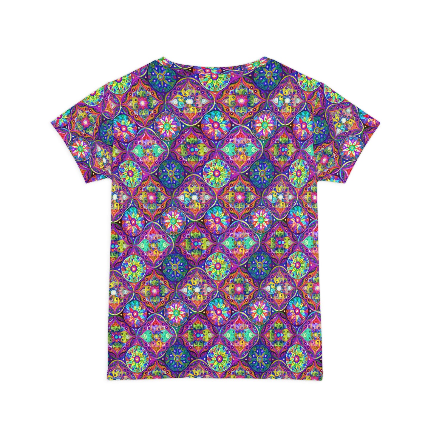 抽像印花襯衫，帶有抽象圖案的襯衫