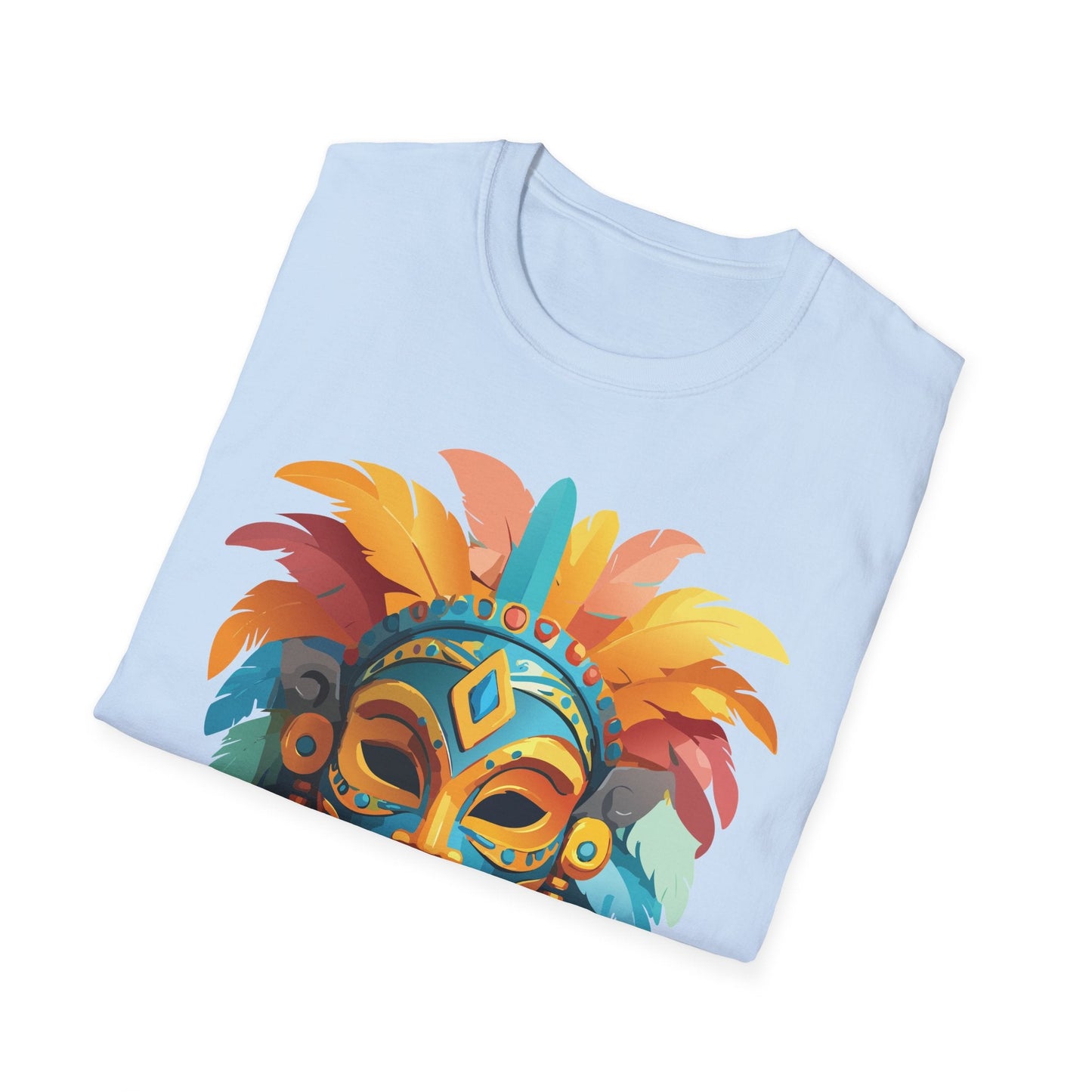 Mask Tee Shirt Unisex Graphic Design Short Sleeve Tee Gildan Softstyle 64000 Ring Spun Cotton