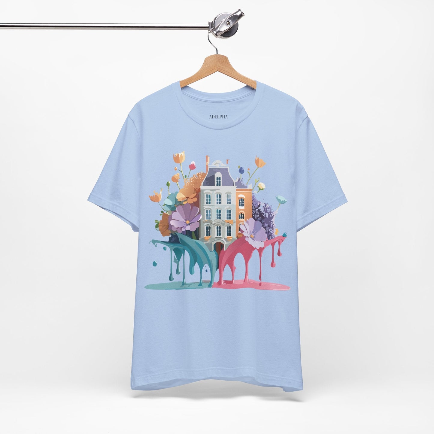 Amsterdam Graphic Tee Unisex Jersey Short Sleeve Shirt Travel Themed Original Artwork