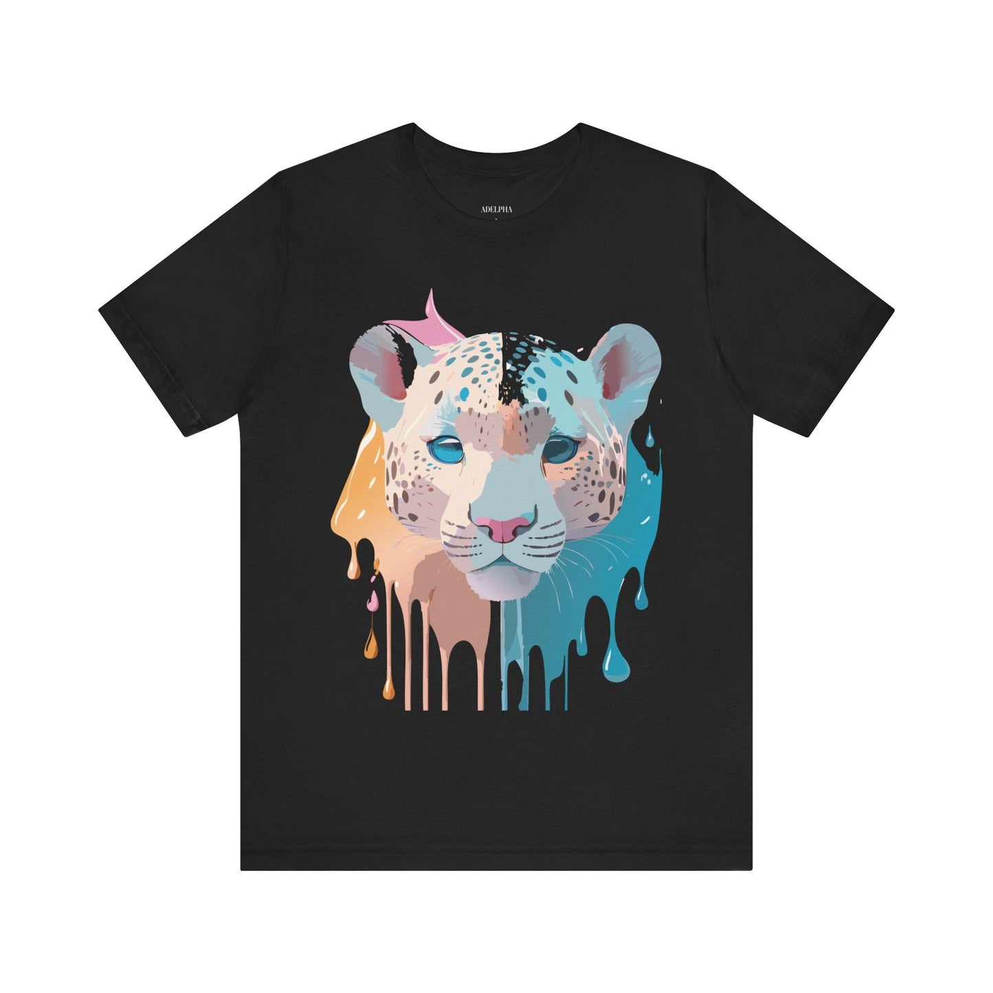 Cheetah Graphic Unisex 100 Cotton Artwork Tee 5
