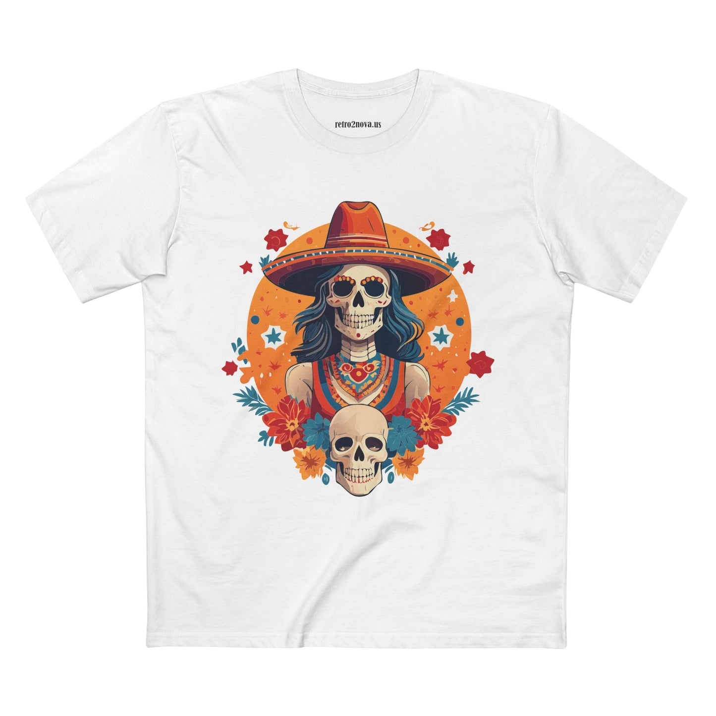 Skull Shirt Unisex Skeleton Tee Premium Cotton With Original Design From Art Collection