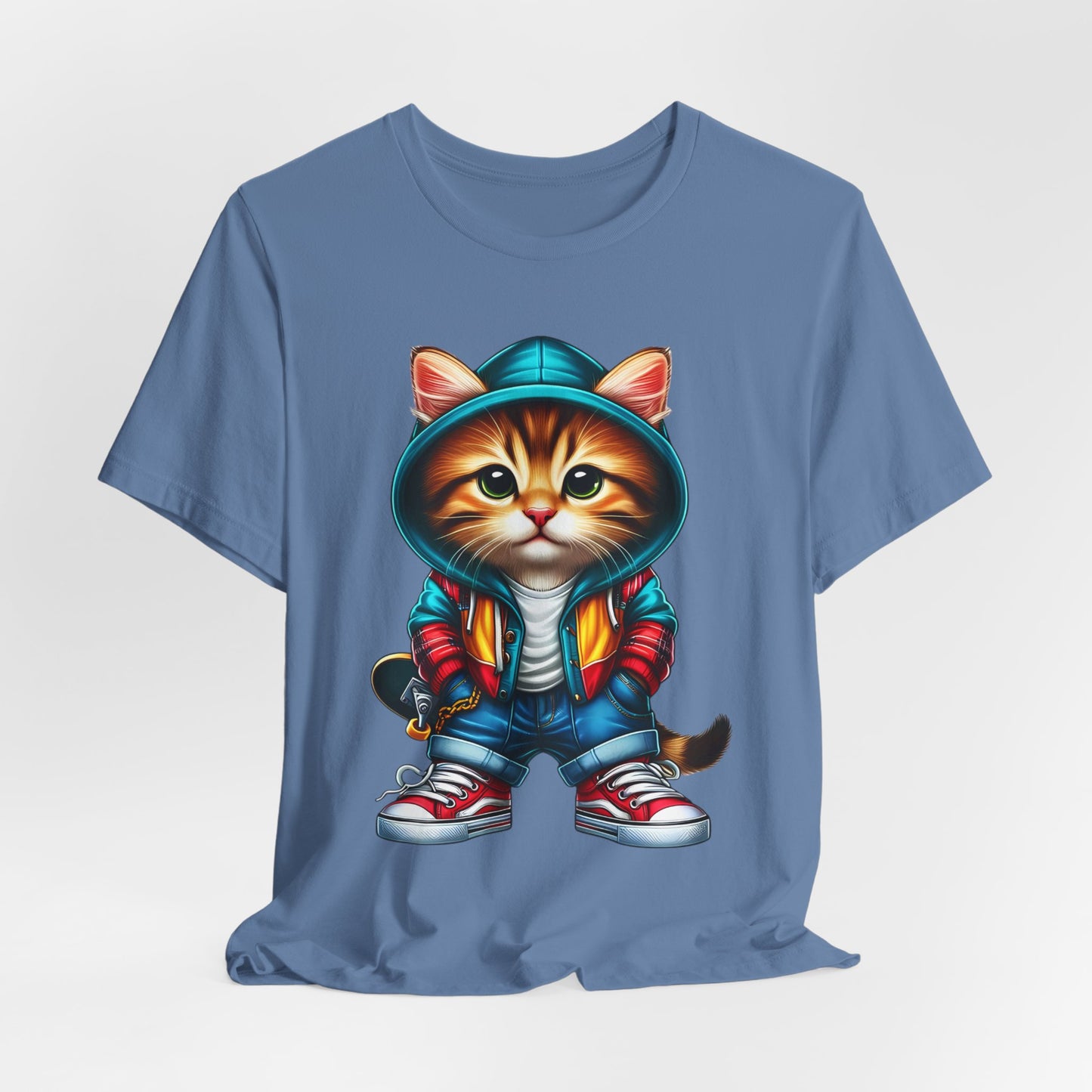 Mina Cool Cat Tee Shirt, Funny Cat T-Shirt, Pet Shirt, Animal Tees, Funny Animal T-Shirt, Graphic Tee