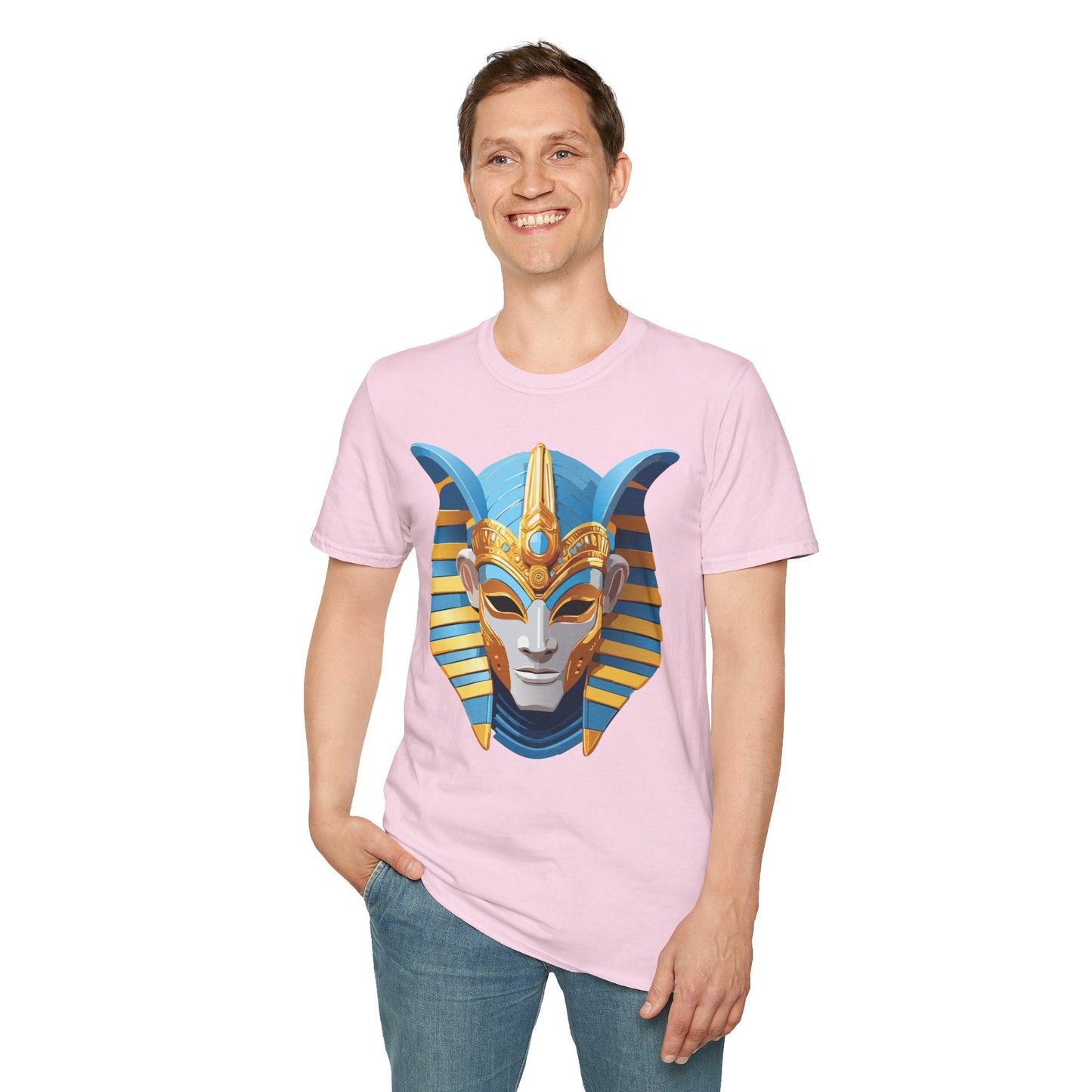 Mask Tee Shirt Unisex Masquerade Tee Gildan Softstyle 64000 100 Percent Cotton Breathable