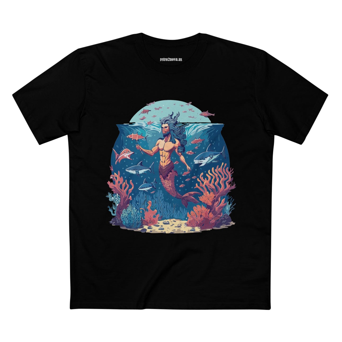 Ocean Shirt Ocean Pacific OP20 Unisex Premium Cotton Tee With Original Art Design Retro2Nova