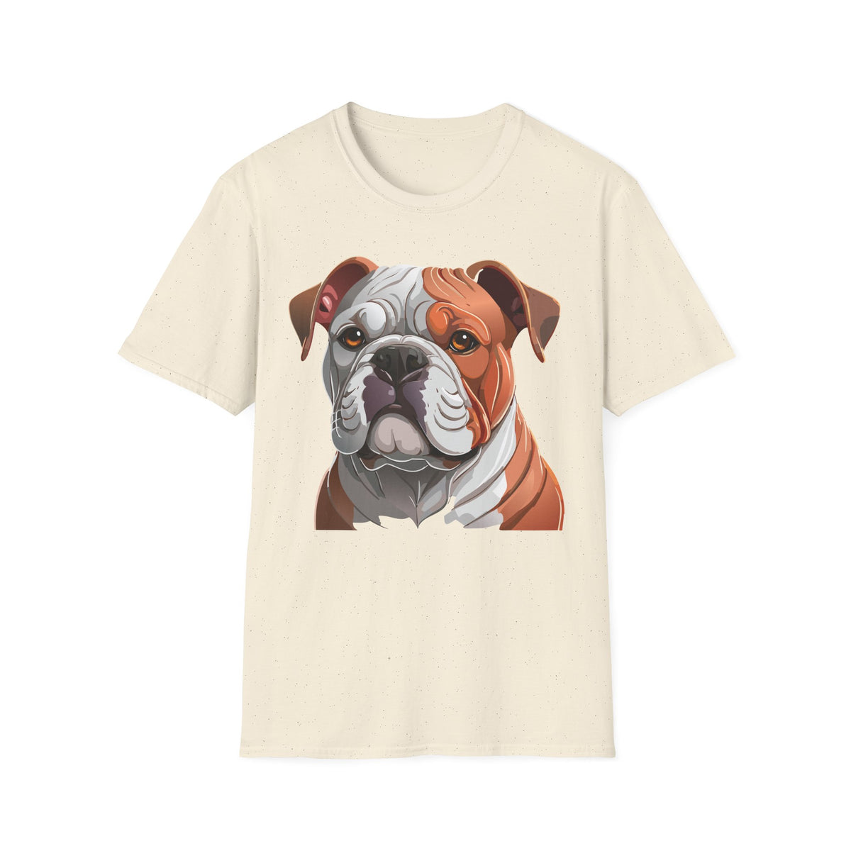 Bulldog Face T-Shirt | English Bulldog Illustration