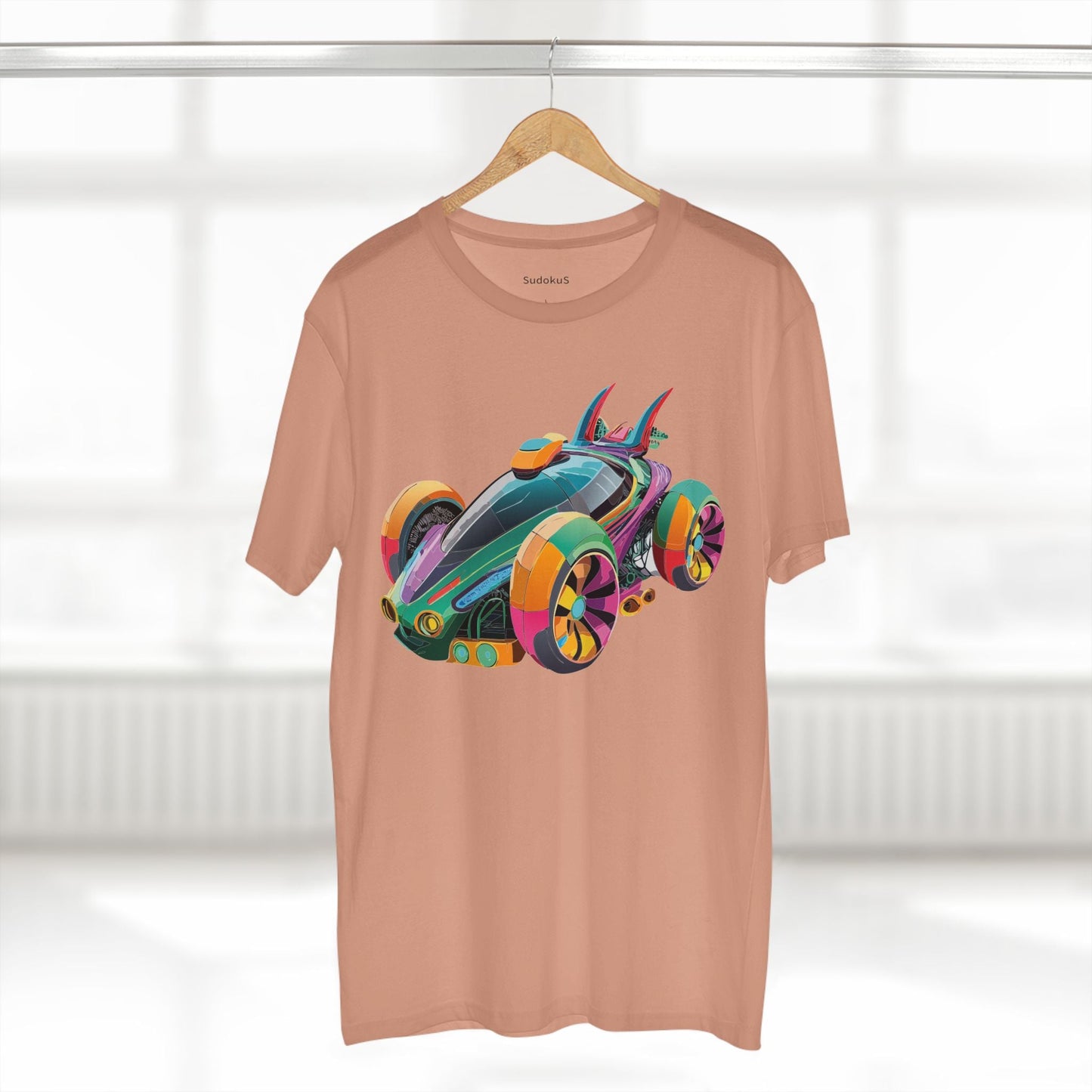 Car Graphic Unisex 100 Cotton Staple Tee 22