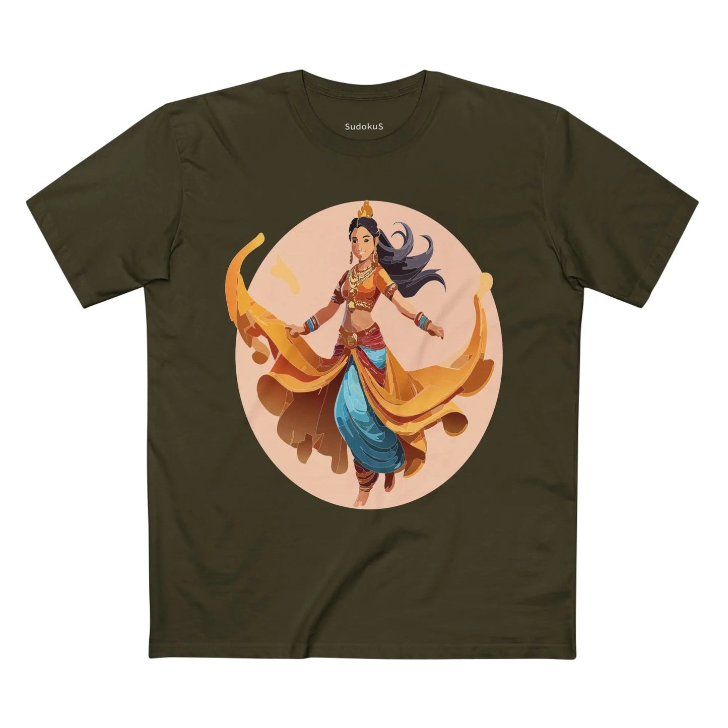 Dancer Graphic Unisex 100 Cotton Staple Tee 7