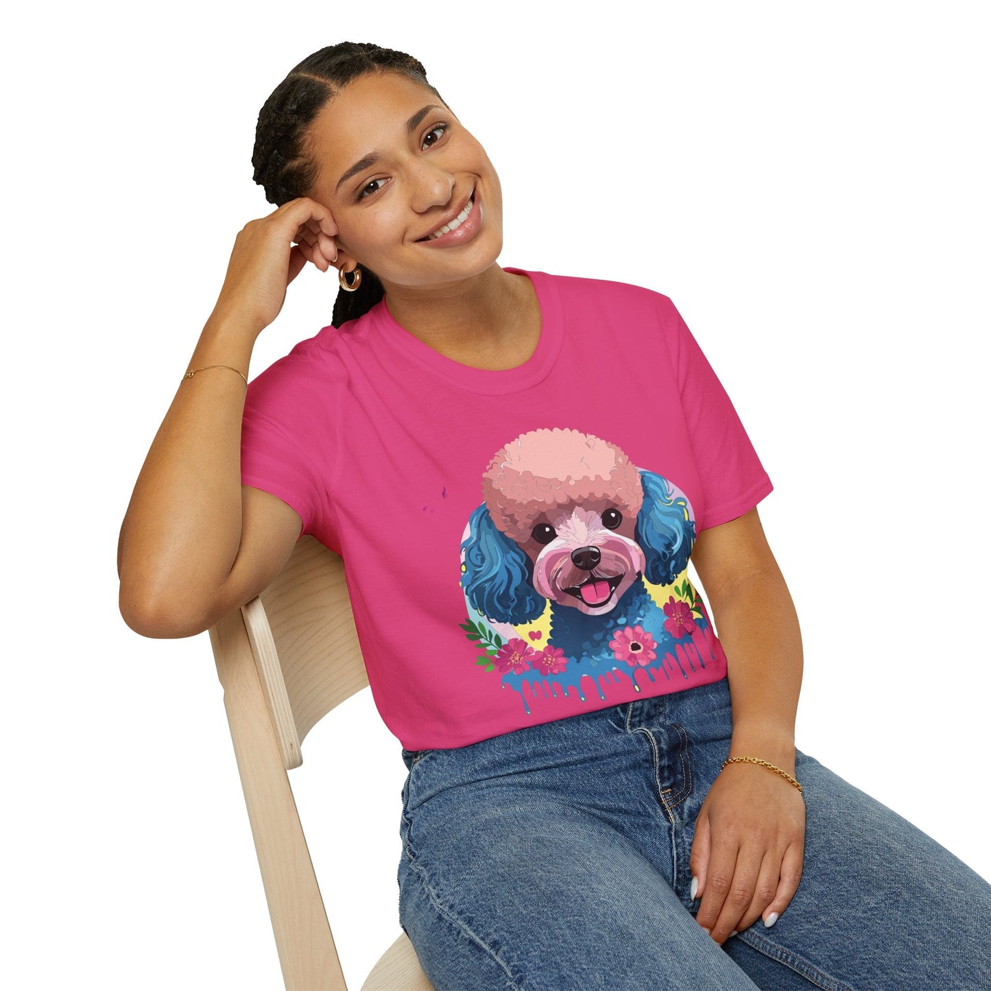 Dog Shirt Unisex Animal Tee Gildan Softstyle 64000 100 Percent Cotton