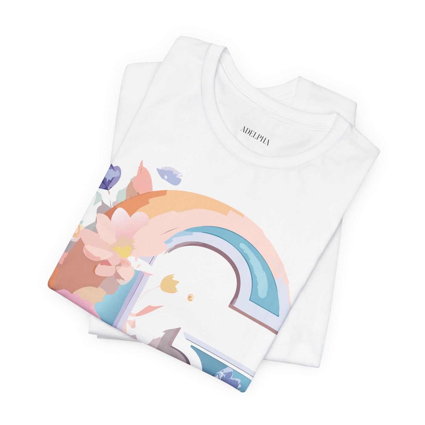 Letter G Graphic Tee Unisex Short Sleeve T Shirt by Adelpha Vintage Inspired Artwork