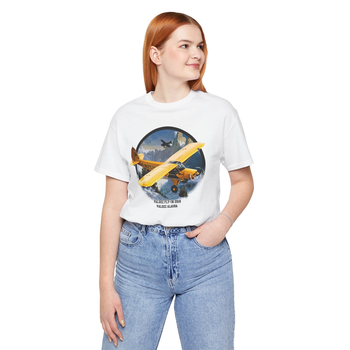 Retro Plane Graphic Design Tee, Plane Shirt, Vintage Tees, Art Design T-Shirt, Graphic Tee, Retro Art Shirts