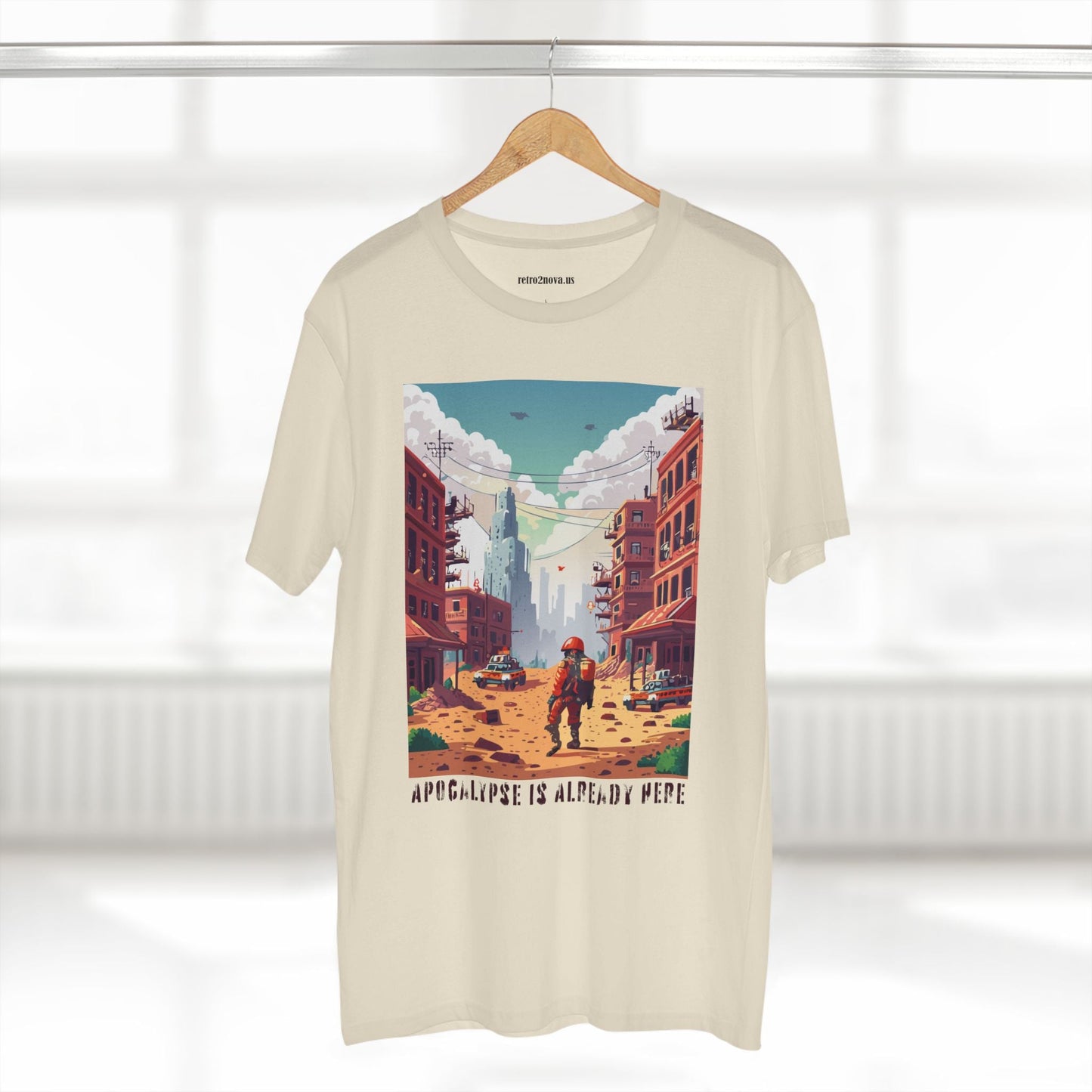 Cataclysm Doomsday Shirt Unisex Premium Cotton Tee With Original Art Design Retro2Nova