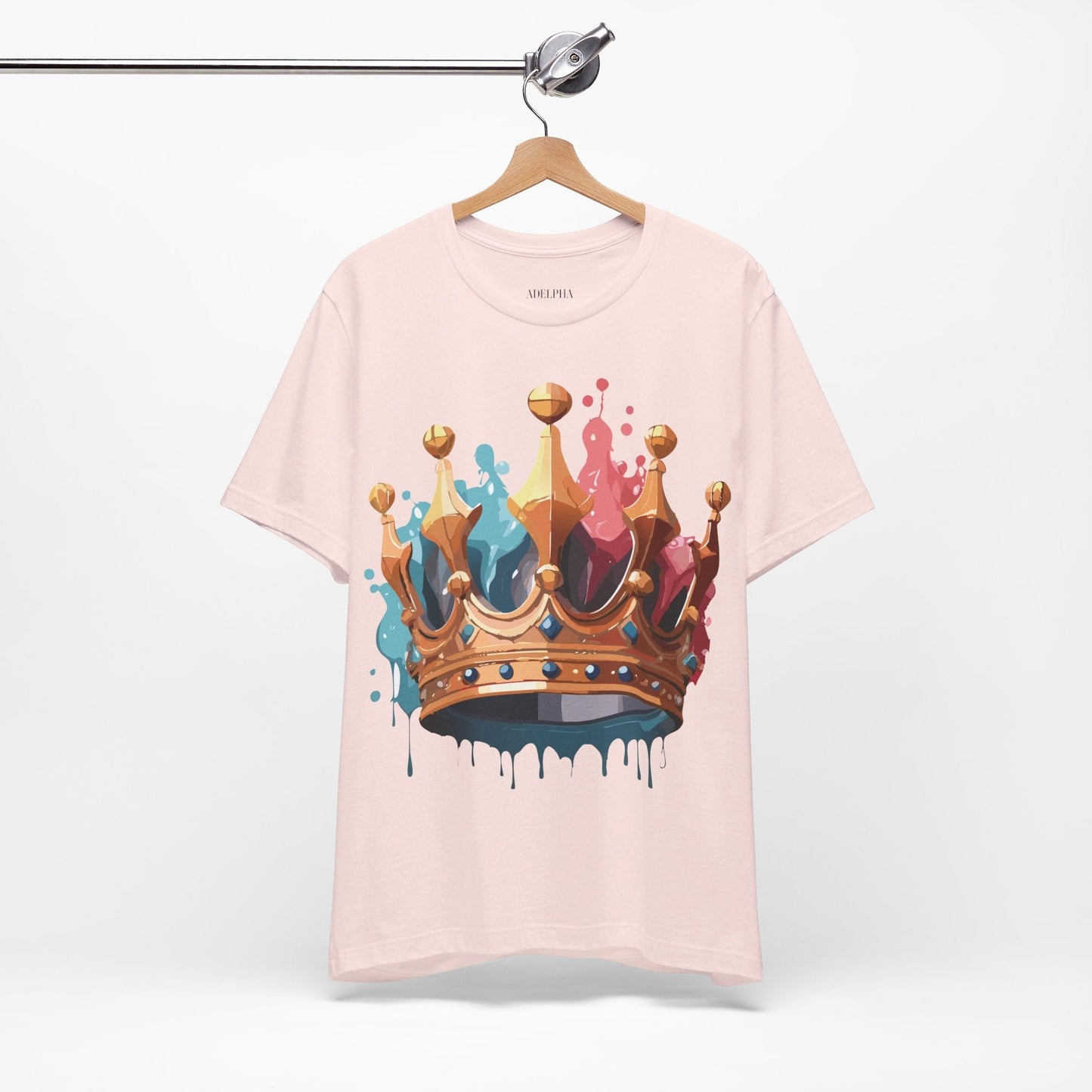 Adelpha Crown Graphic Tee Unisex Vintage Inspired Art Design Short Sleeve Premium Quality