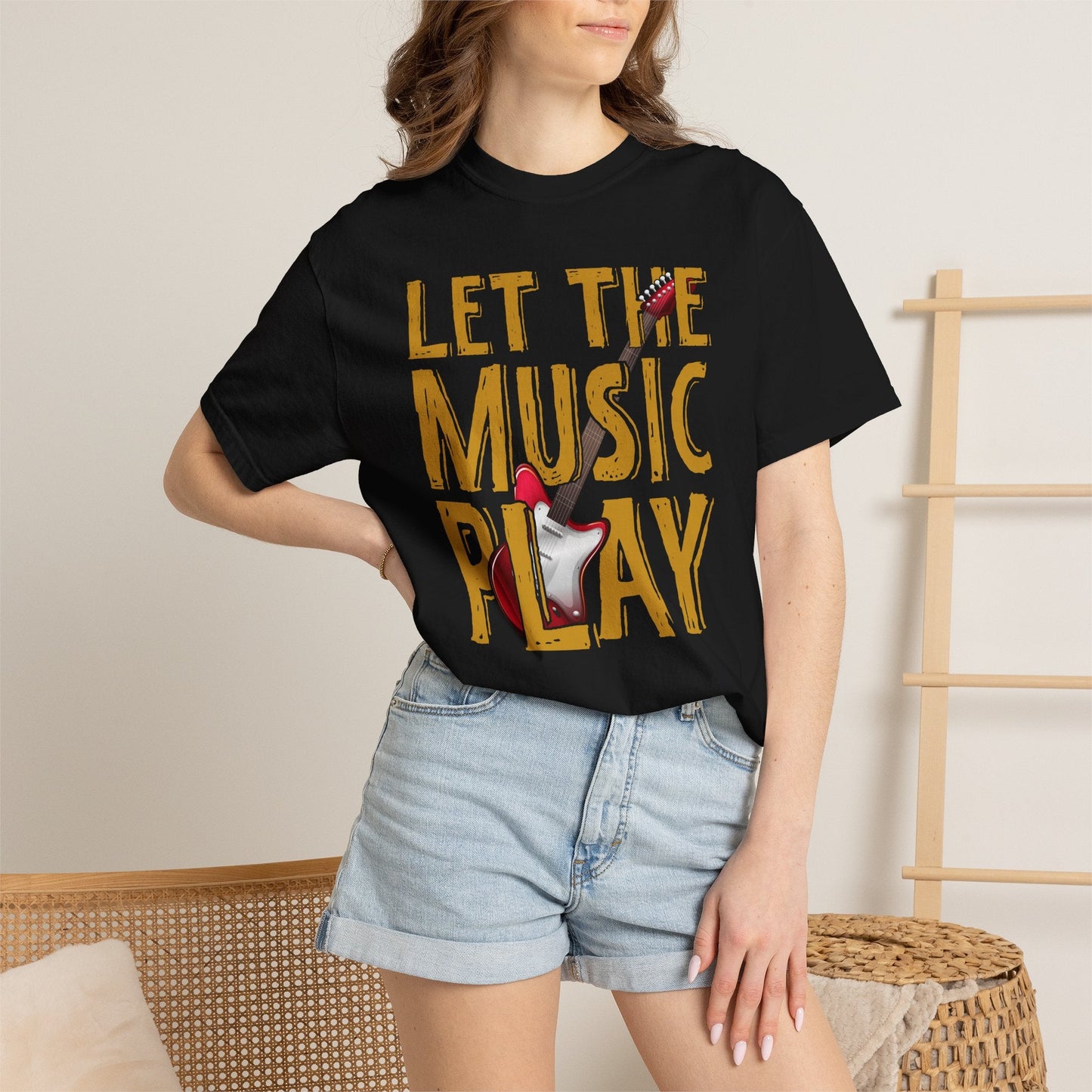 Music Graphic Design Unisex Cotton T-shirt 002