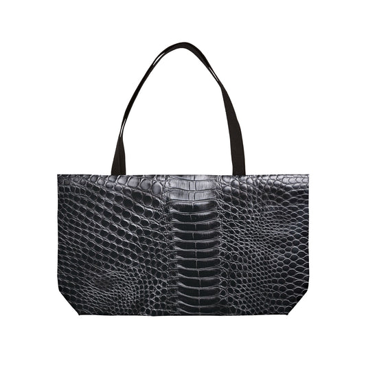 Leather Print Big Bag High-Quality 100% Spun Poly 24x13 Canvas Art Bag L-11