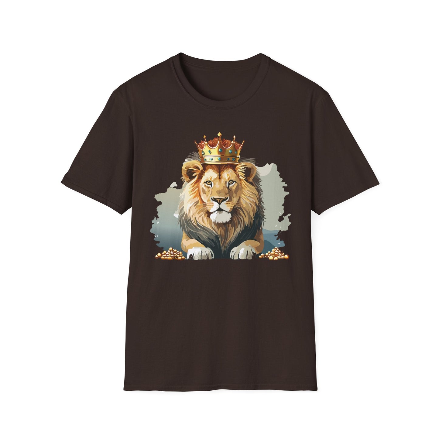 Lion Shirt Unisex Animal Tee Gildan Softstyle 64000 Comfort Fit