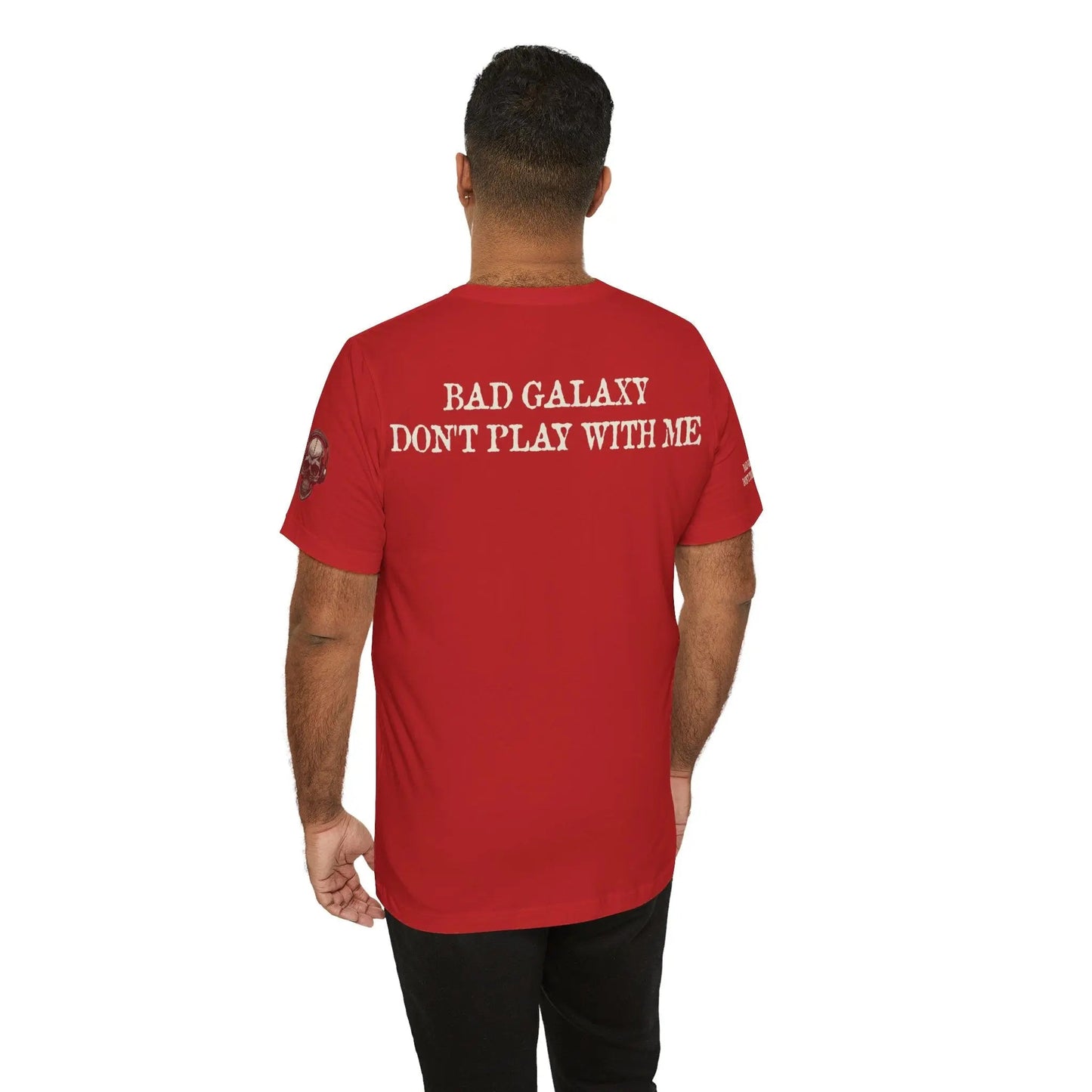 Skull T Shirt From Bad Galaxy 100 Percent Cotton Eco Friendly Made In USA With Durable Stitching