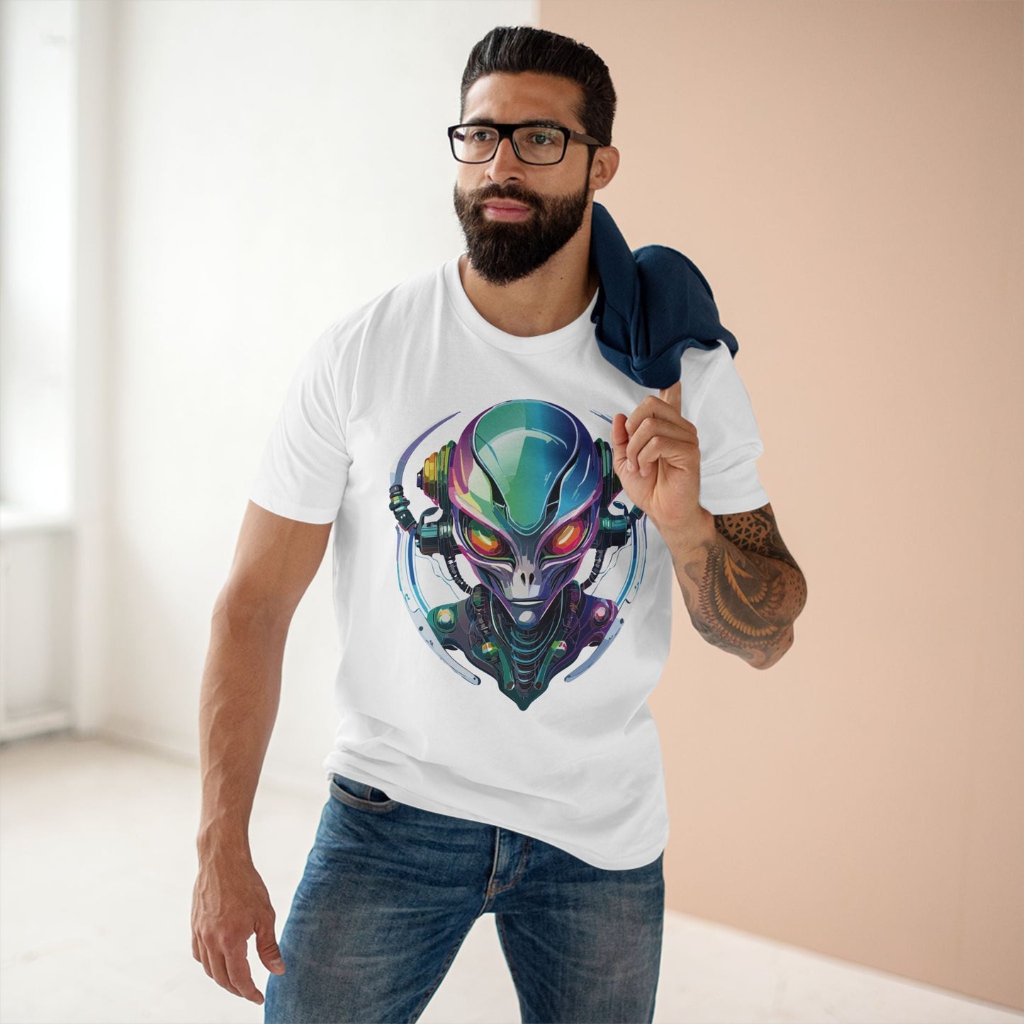 Aliens Graphic Unisex 100 Cotton Staple Tee 18