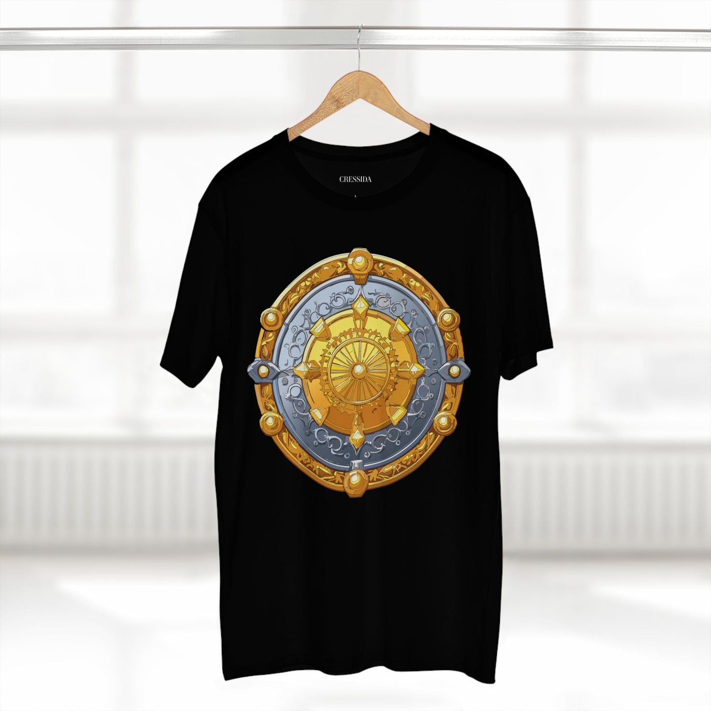 Antique Gold Coin Graphic Design T-Shirt Unisex 100 Cotton With Golden Print Artwork Tee 6