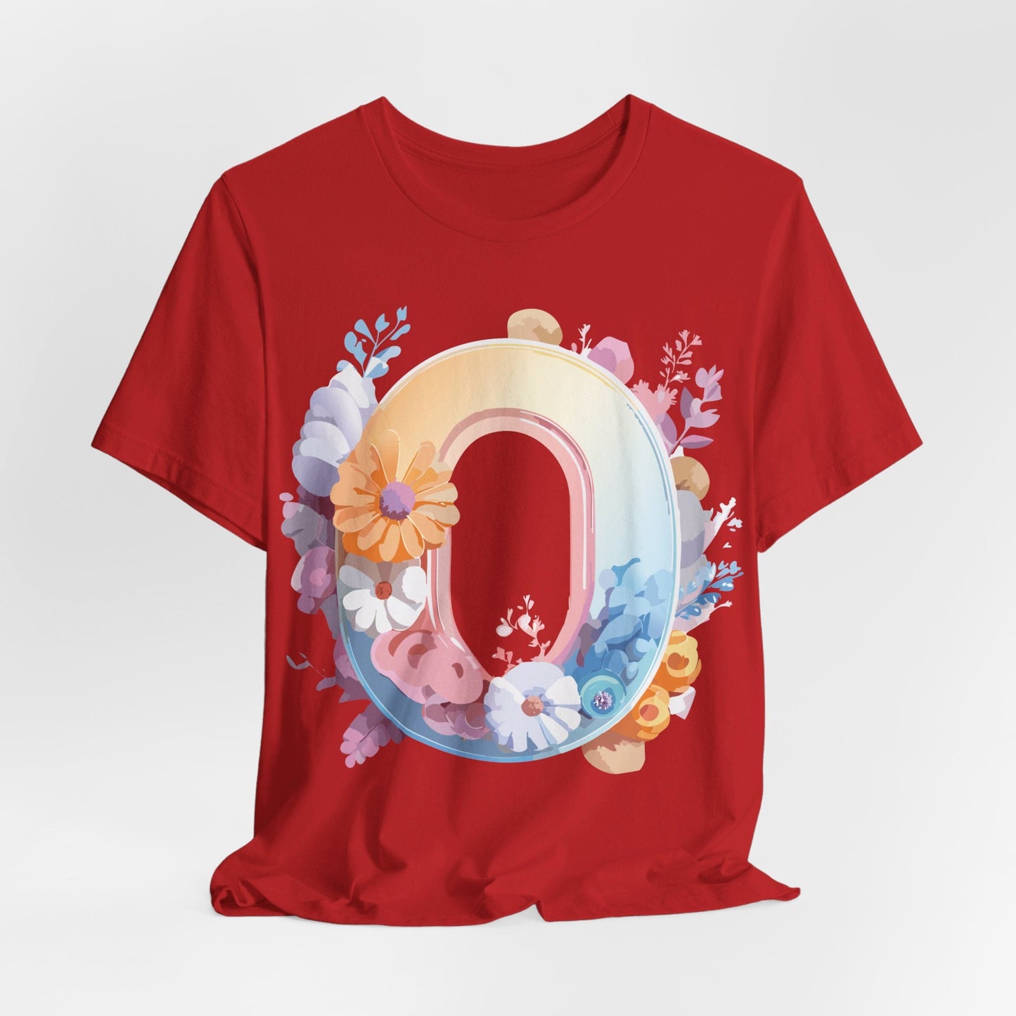 Letter O Shirt Unisex Graphic Tee Vintage Inspired Artwork By Adelpha Premium Short Sleeve