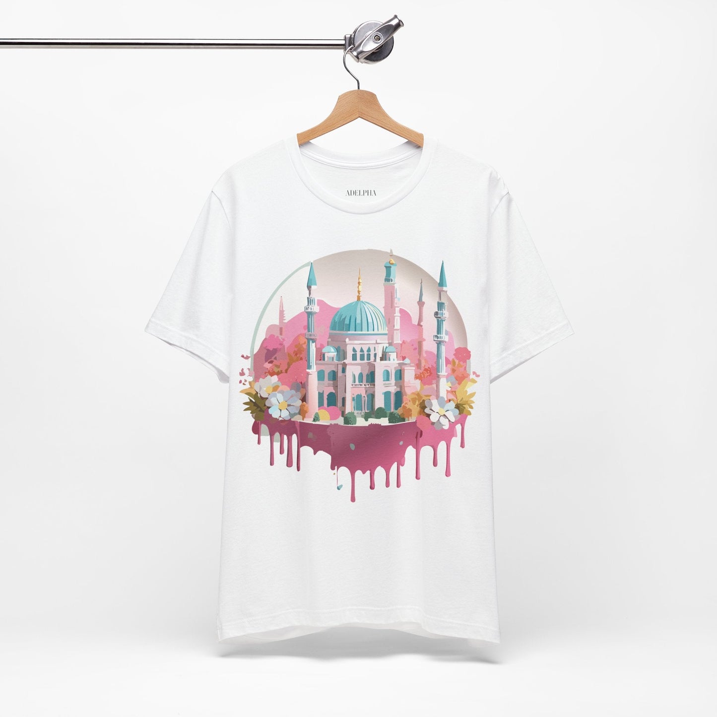 Istanbul Tourist Shirt Unisex Short Sleeve Graphic Tee Vintage Inspired Art Adelpha