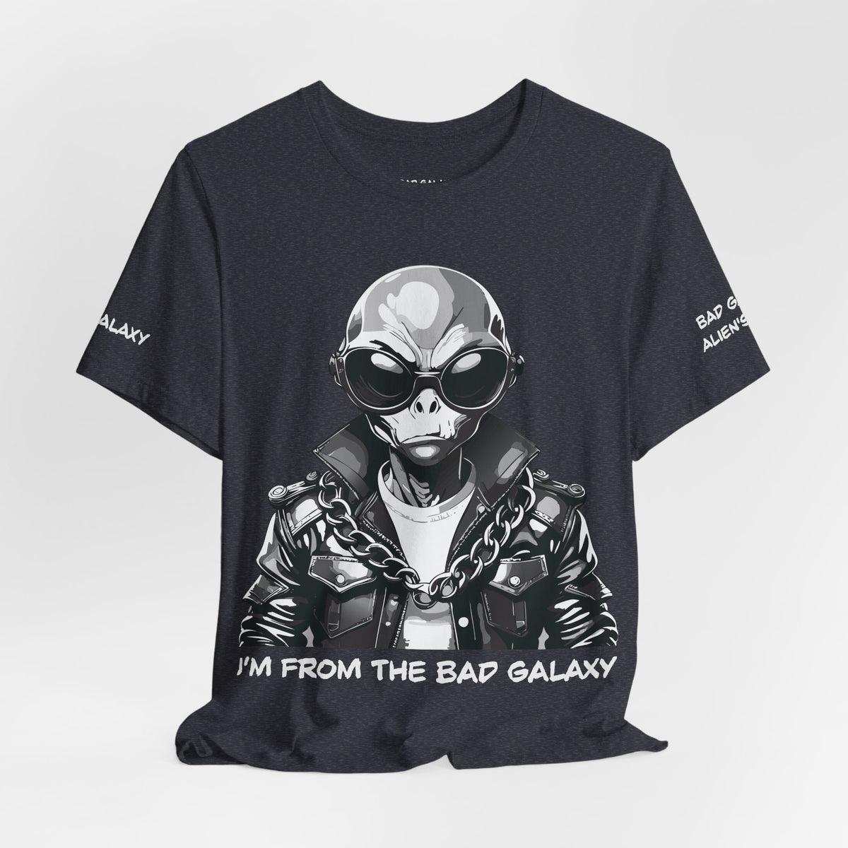 Alien Graphic Unisex Cotton Bella+Canvas Tee with Art Design b71
