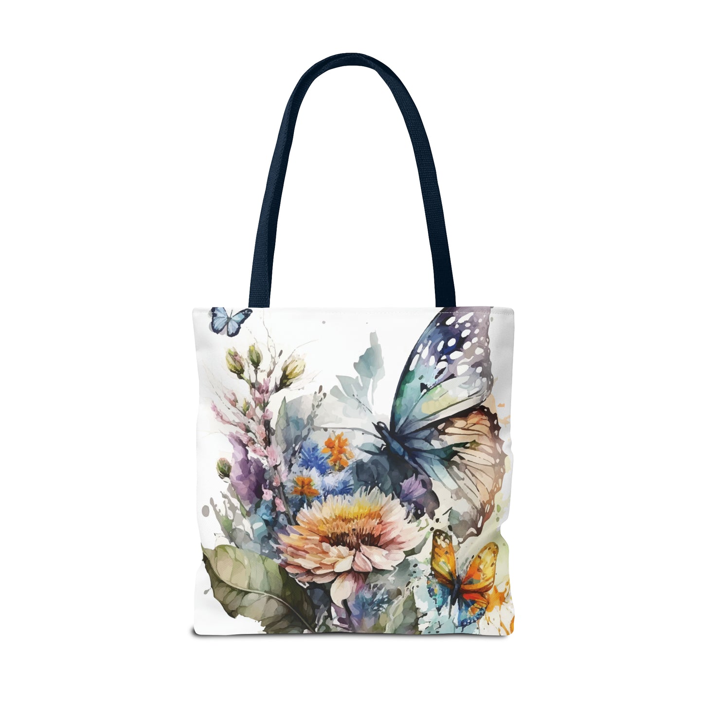 Canvas Bag with Butterfly Prints