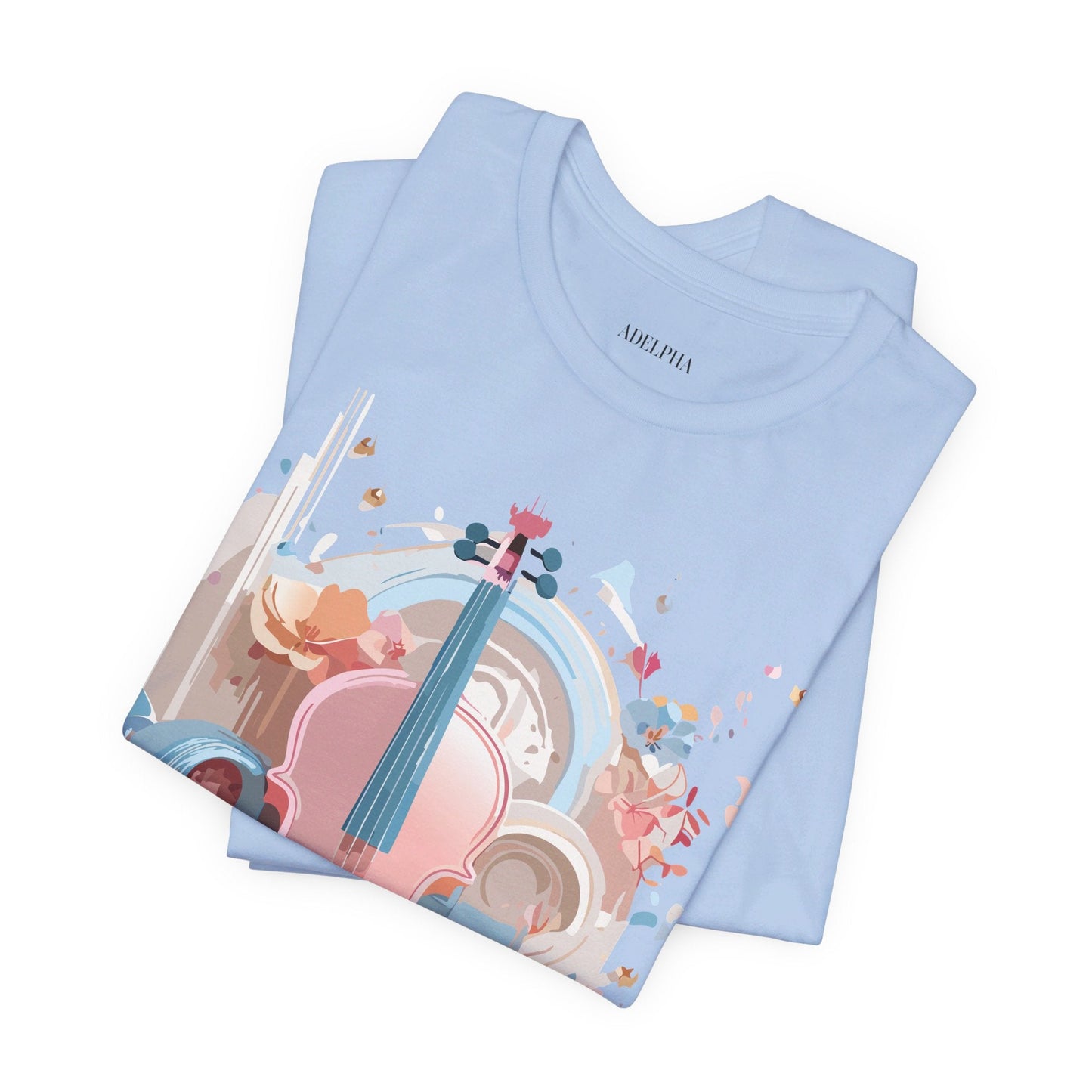 Music Graphic Tee Unisex Jersey Short Sleeve By Adelpha Vintage Inspired Artwork