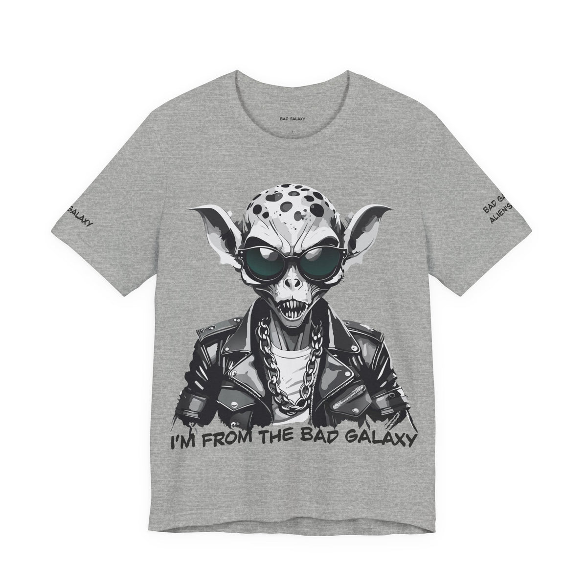 Alien Graphic Unisex Cotton Bella+Canvas Tee with Art Design b61