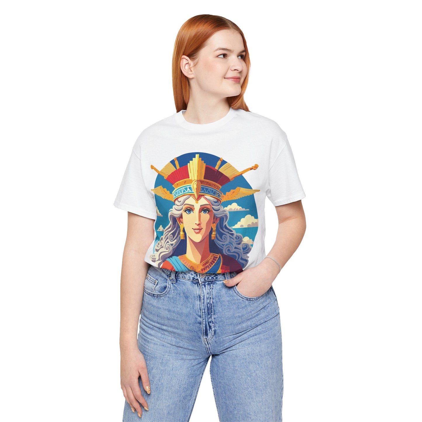 Athena Goddess Shirt Unisex Graphic Tee With Original Retro2Nova Artwork Vintage Inspired