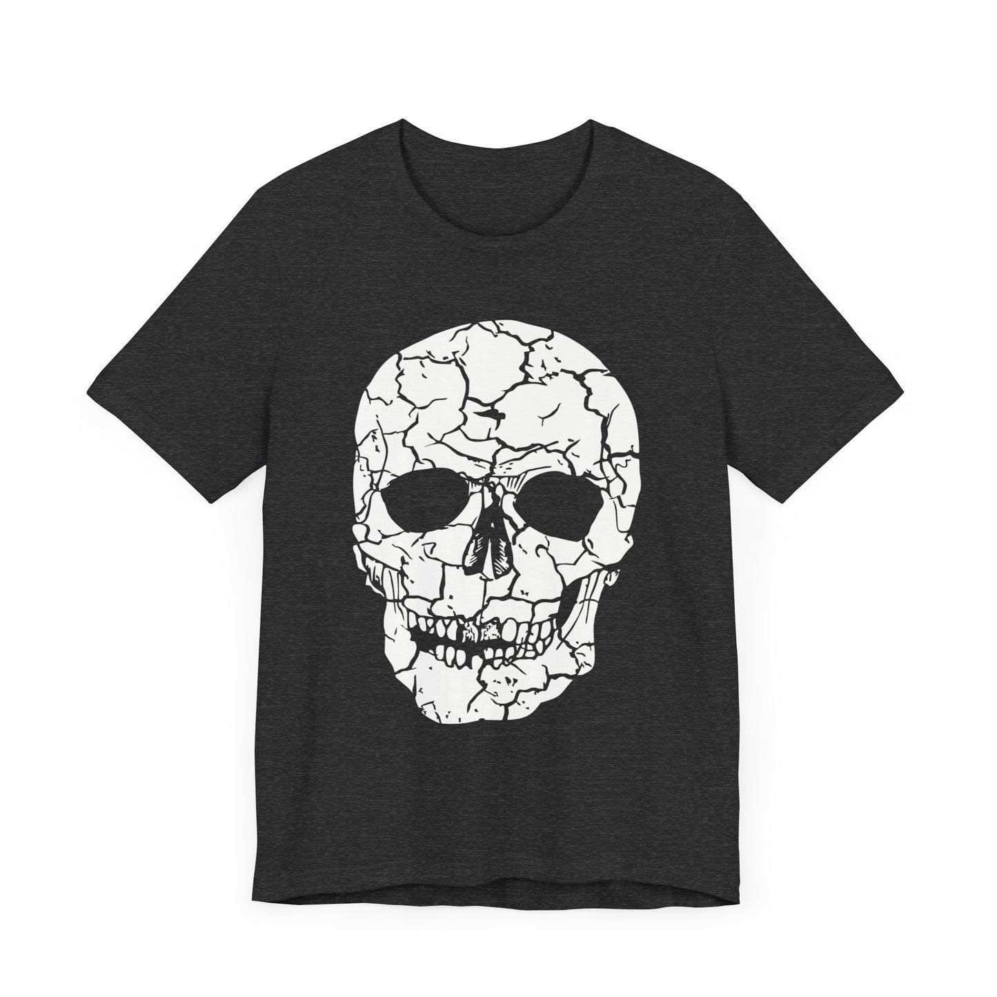 Unisex Cotton Tee Shirt with Skull