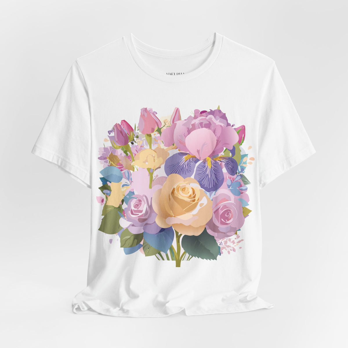 Floral Graphic Tee Shirt - Bella+Canvas Unisex 100 Cotton 41