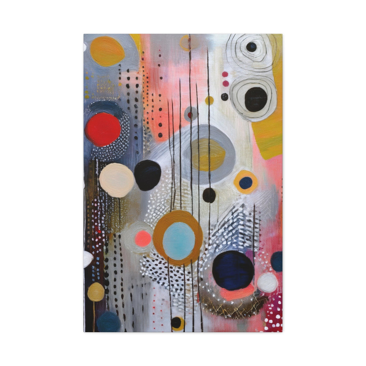 Abstract Oil Painting Print Canvas 20x24,20x30,24x30 24x32,24x36,30x40 32x48,36x48,40x60 Pine-Wood Inner Frame ABS-109