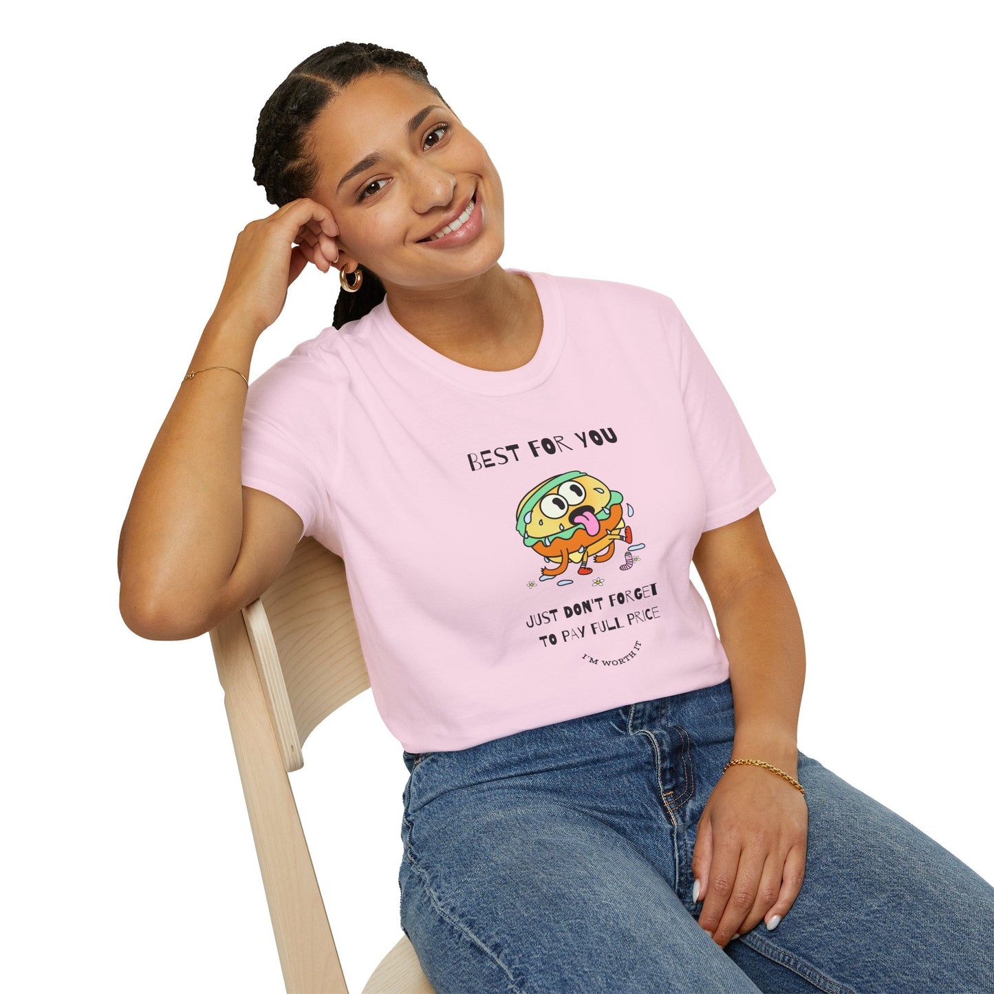 Funny Food T Shirts Unisex Softstyle Tee Gildan 64000 100 Percent Ring Spun Cotton Comfortable Graphic Tee